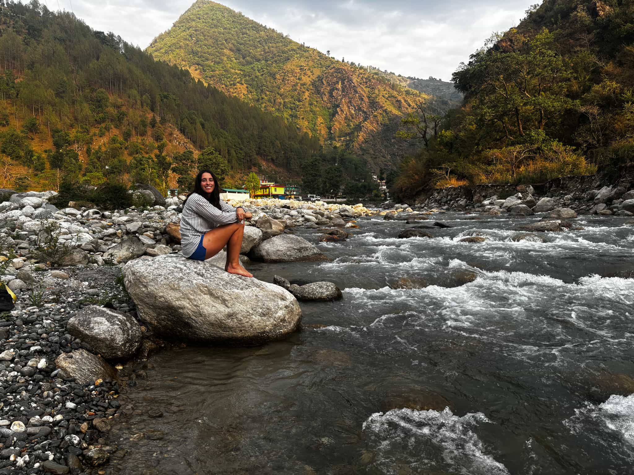 Day 3 - A river flowing at Ghat. Source: KVT (Host)