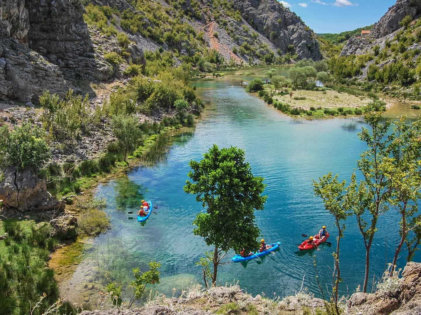 Zrmanja River kayaking, Croatia