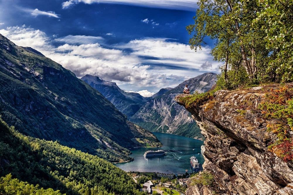 Geiranger and the Geirangerfjord. Photo: Damir Spanic/Unsplash