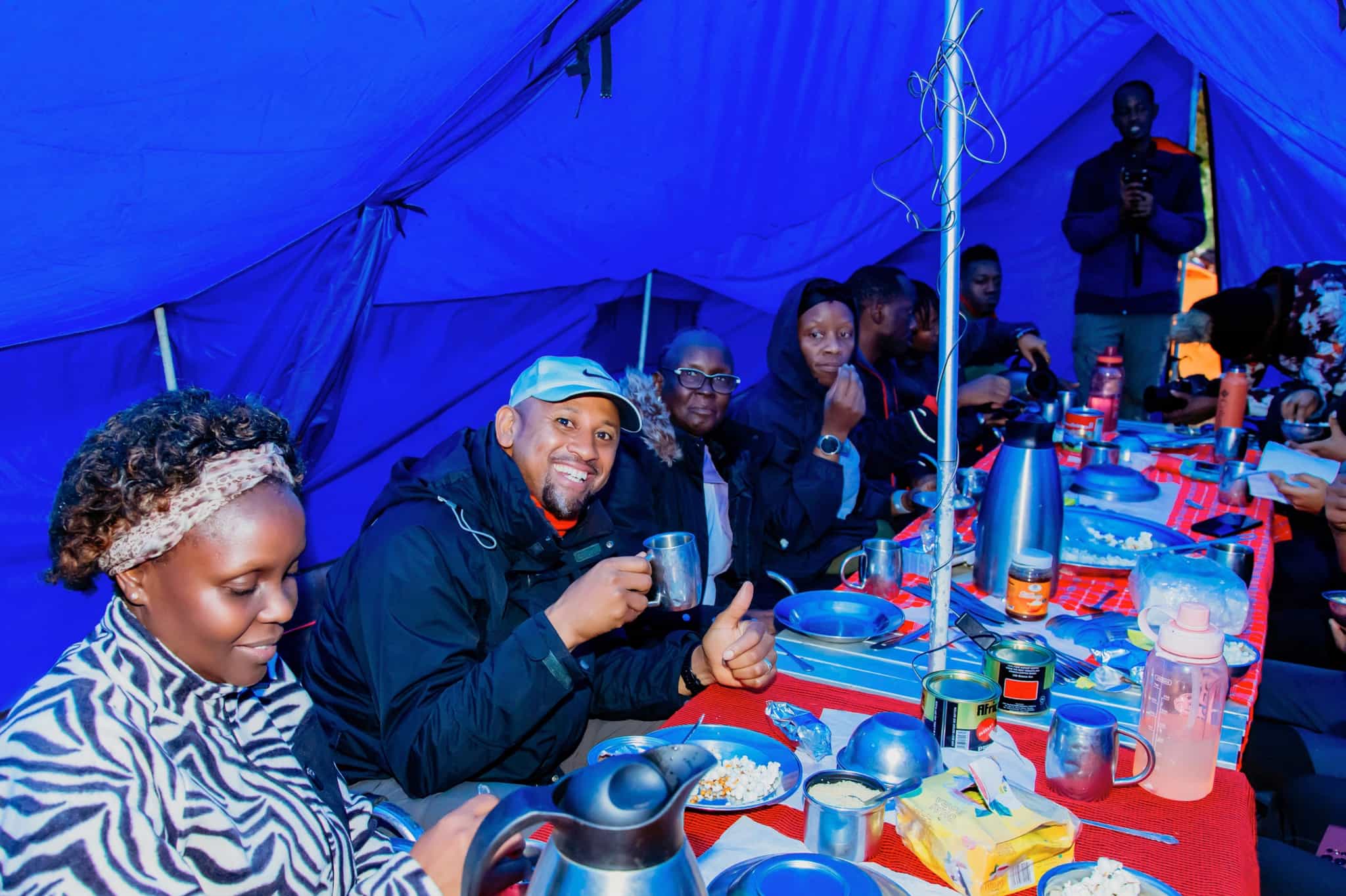Kilimanjaro mess tent. Photo: Host/Ahsante Tours