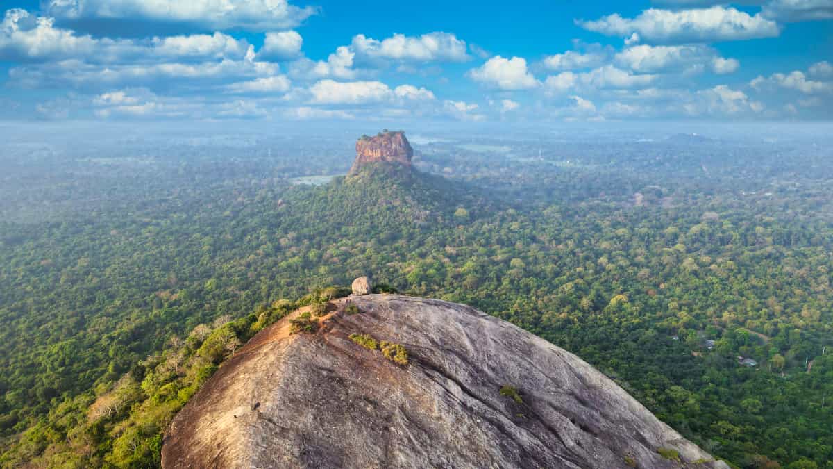 View of Sigiriya, Sri Lanka.