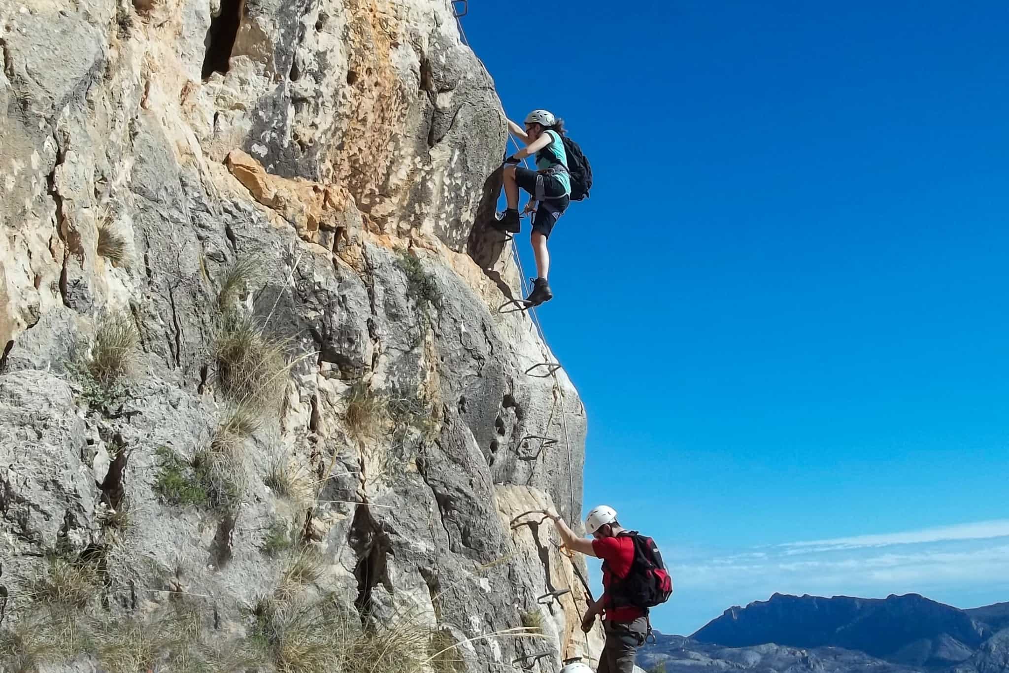 Via ferrata, Alicante, Spain. Photo: host - Aitana Aventures