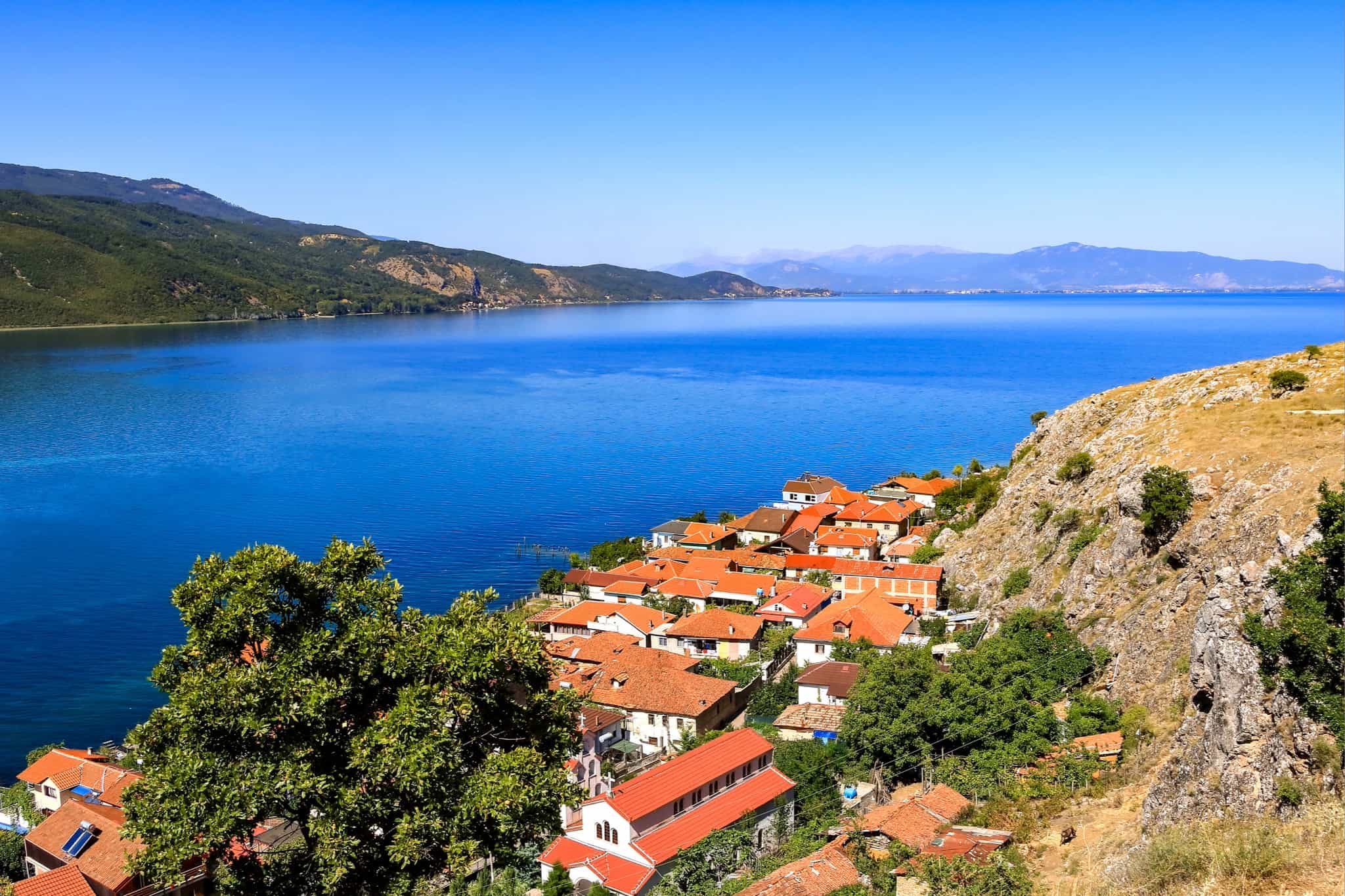 Lake Orhid, Albania Photo: GettyImages-1879408751