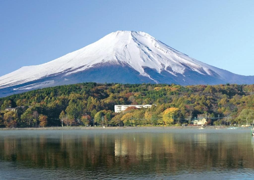 Fujisan Garden Hotel, Yamanakako, with Mount Fuji