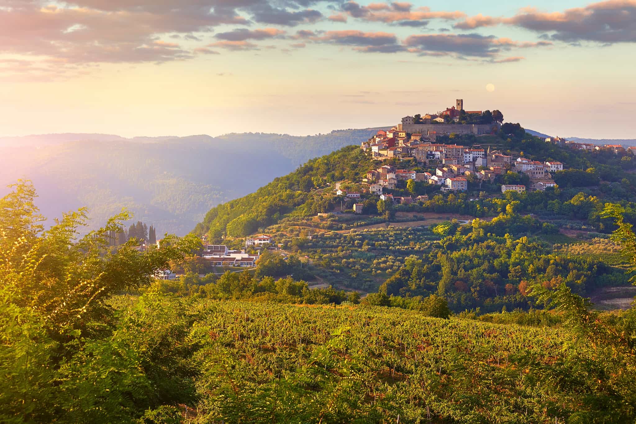 Motovun, Istria, Croatia. Photo: Getty: 1321081751