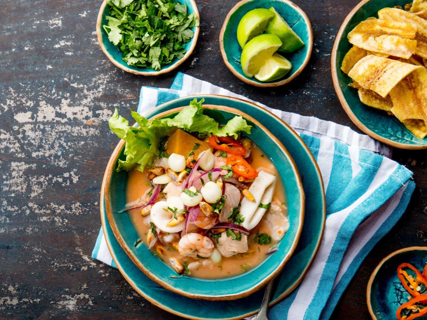 Peruvian ceviche. Photo: GettyImages-1161588106