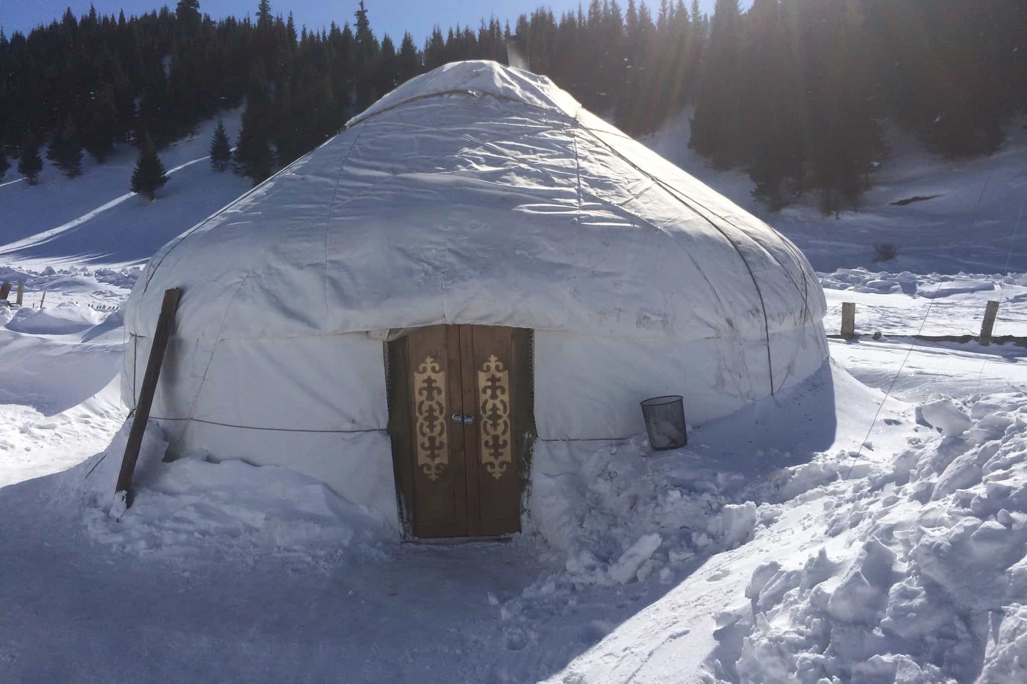 Jyrgalan Winter Yurt Camp, Kyrgyzstan. Photo: Host / Nomad's Land
