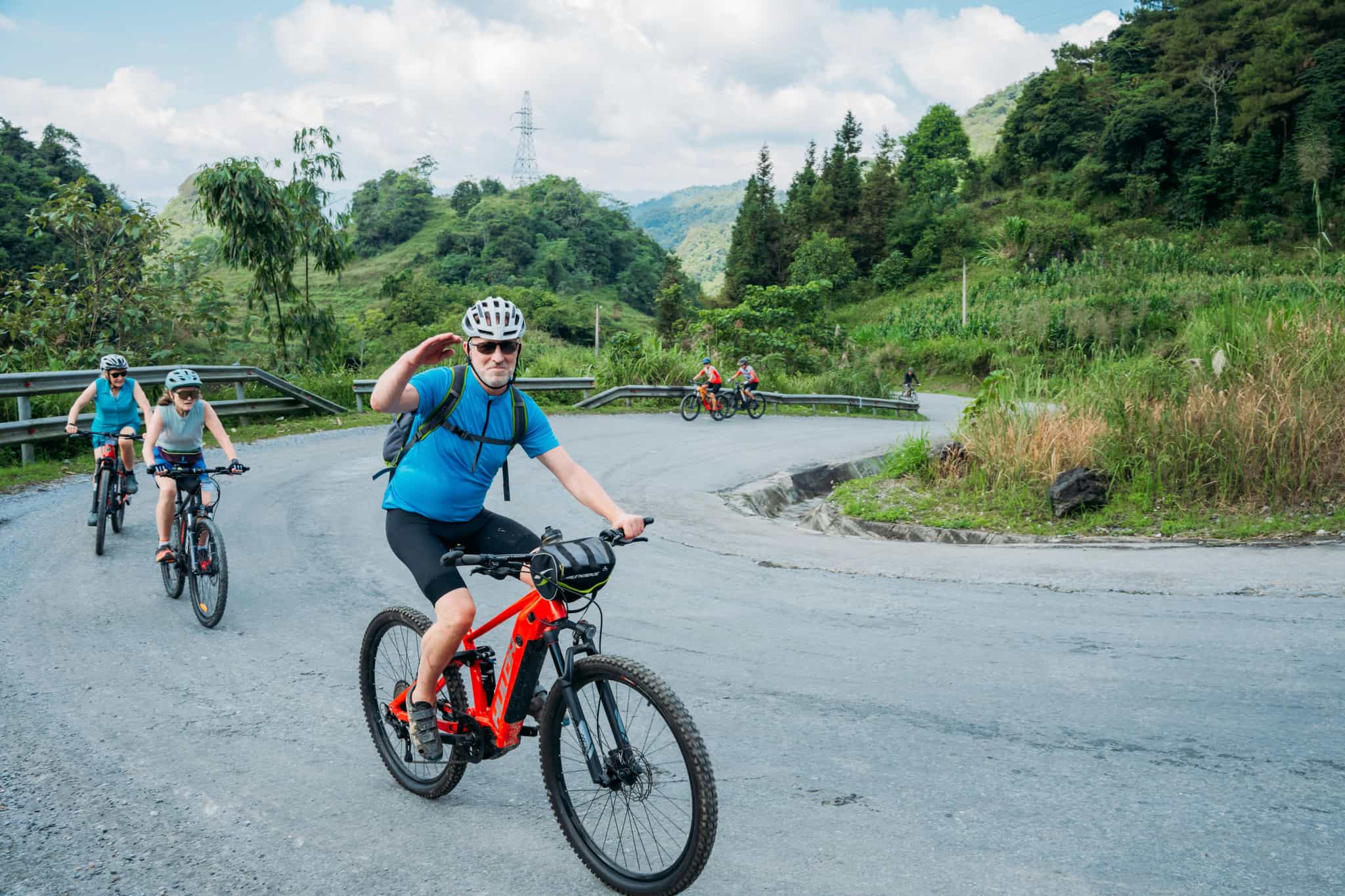 e-biking, Hoang Su Phi, Vietnam. Photo: Host/Mr Biker Saigon