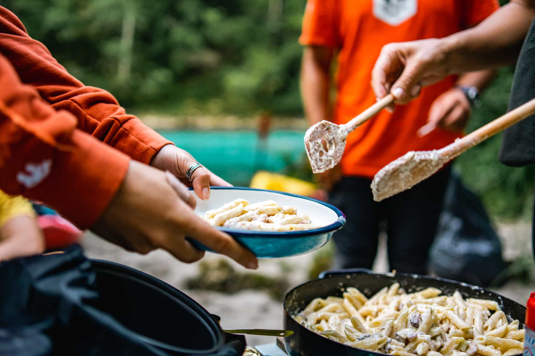 Food on the Tara River expedition, Montenegro