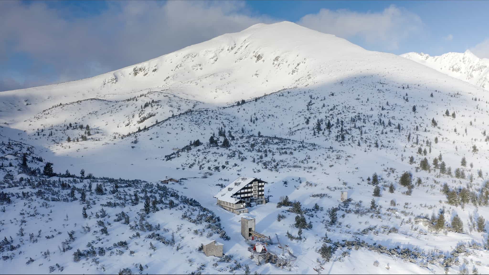 Snow on Bezbog Peak, Pirin Mountains, Bulgaria