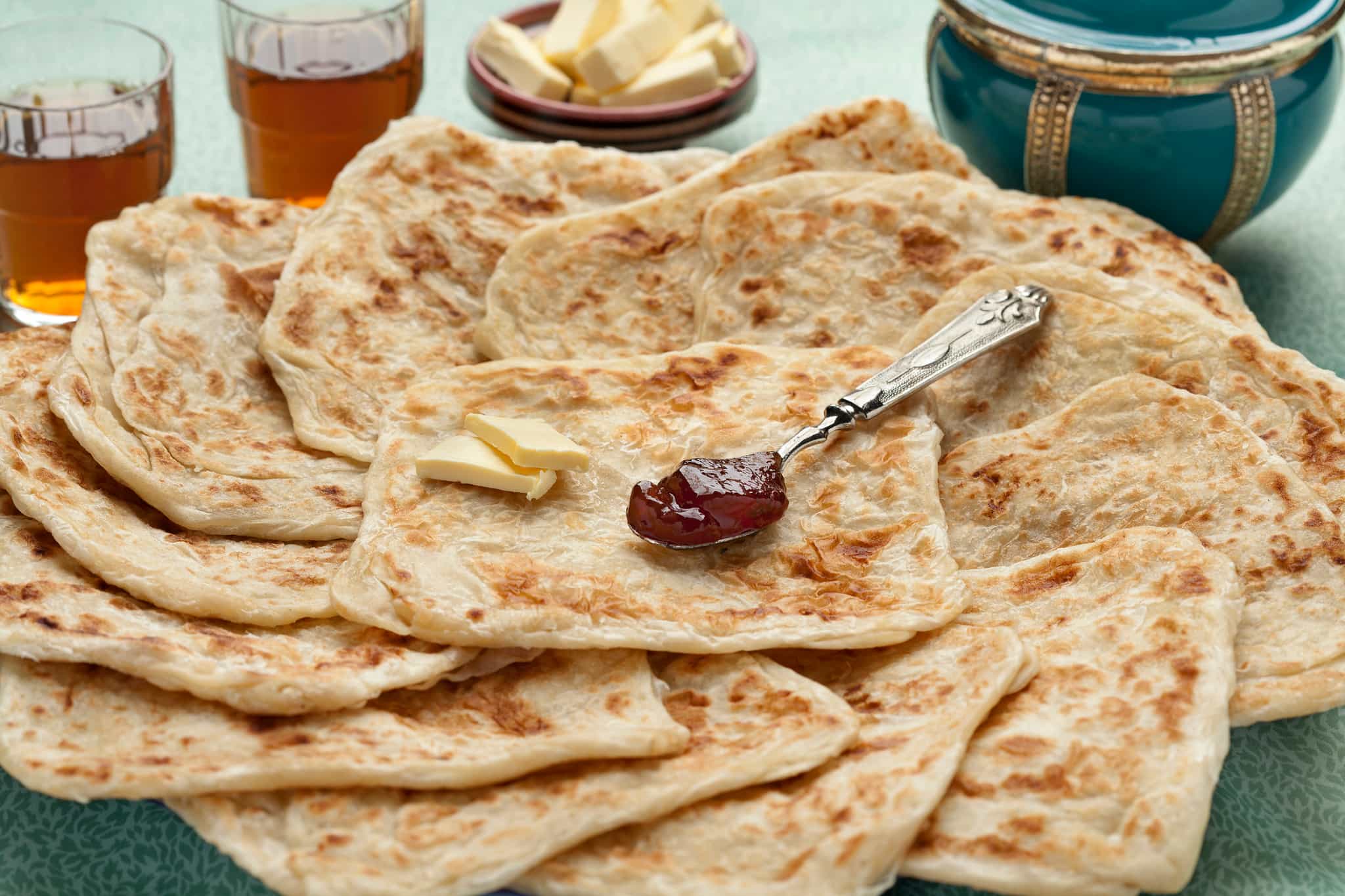 Moroccan breakfast pancakes. Photo: GettyImages-160377824