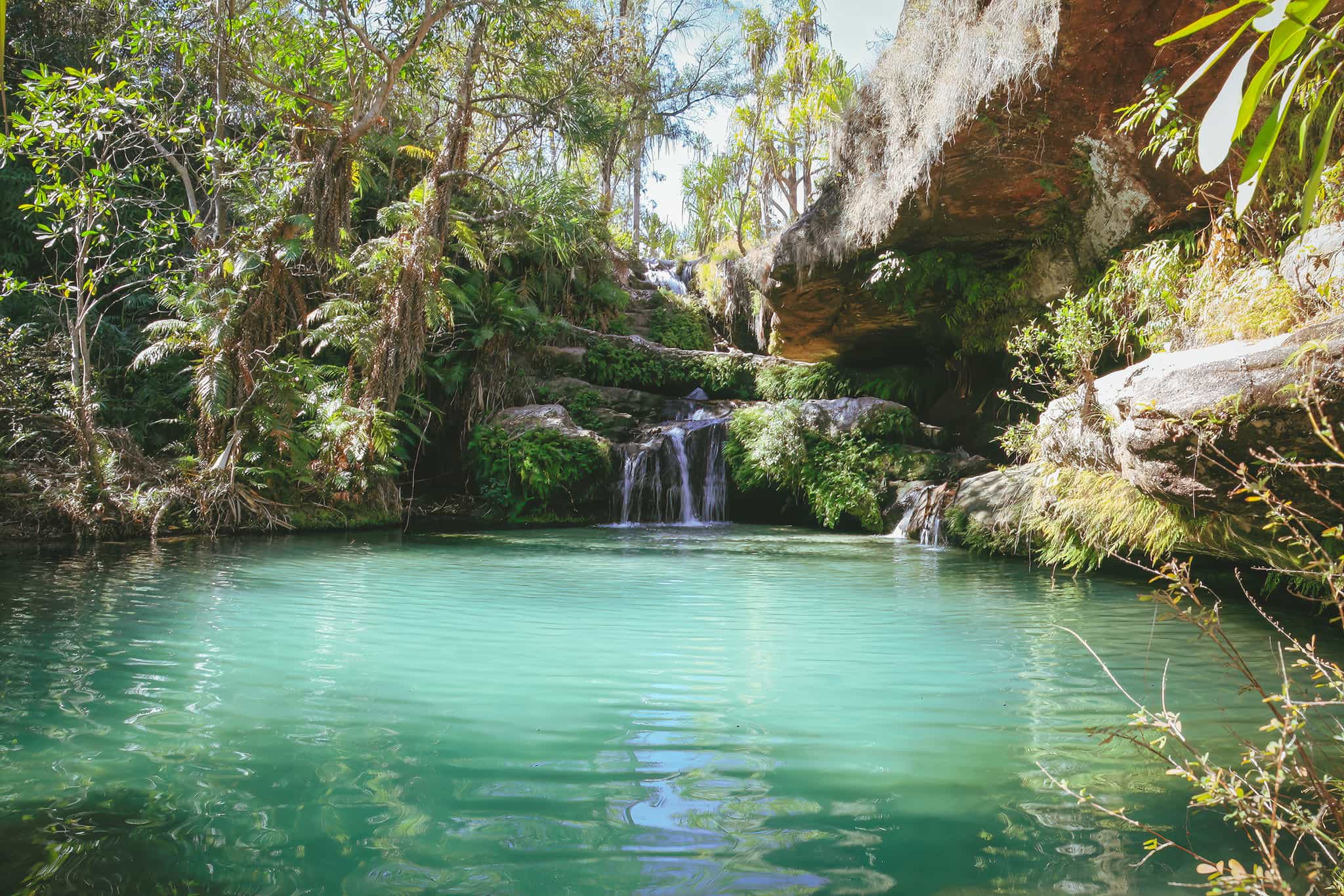 Isalo natural pool, Madagascar