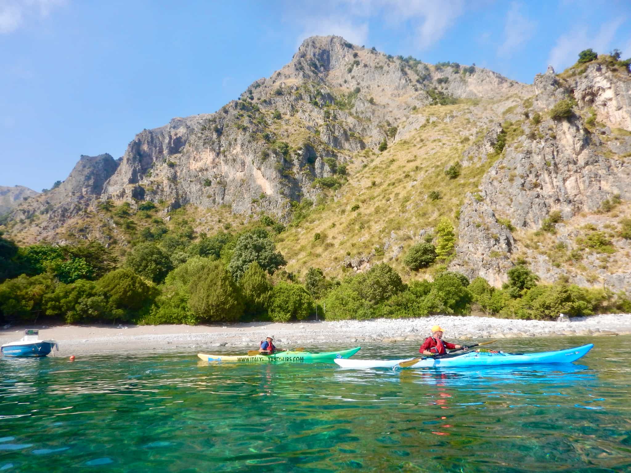 Kayak Cilento Coast geniusLoci