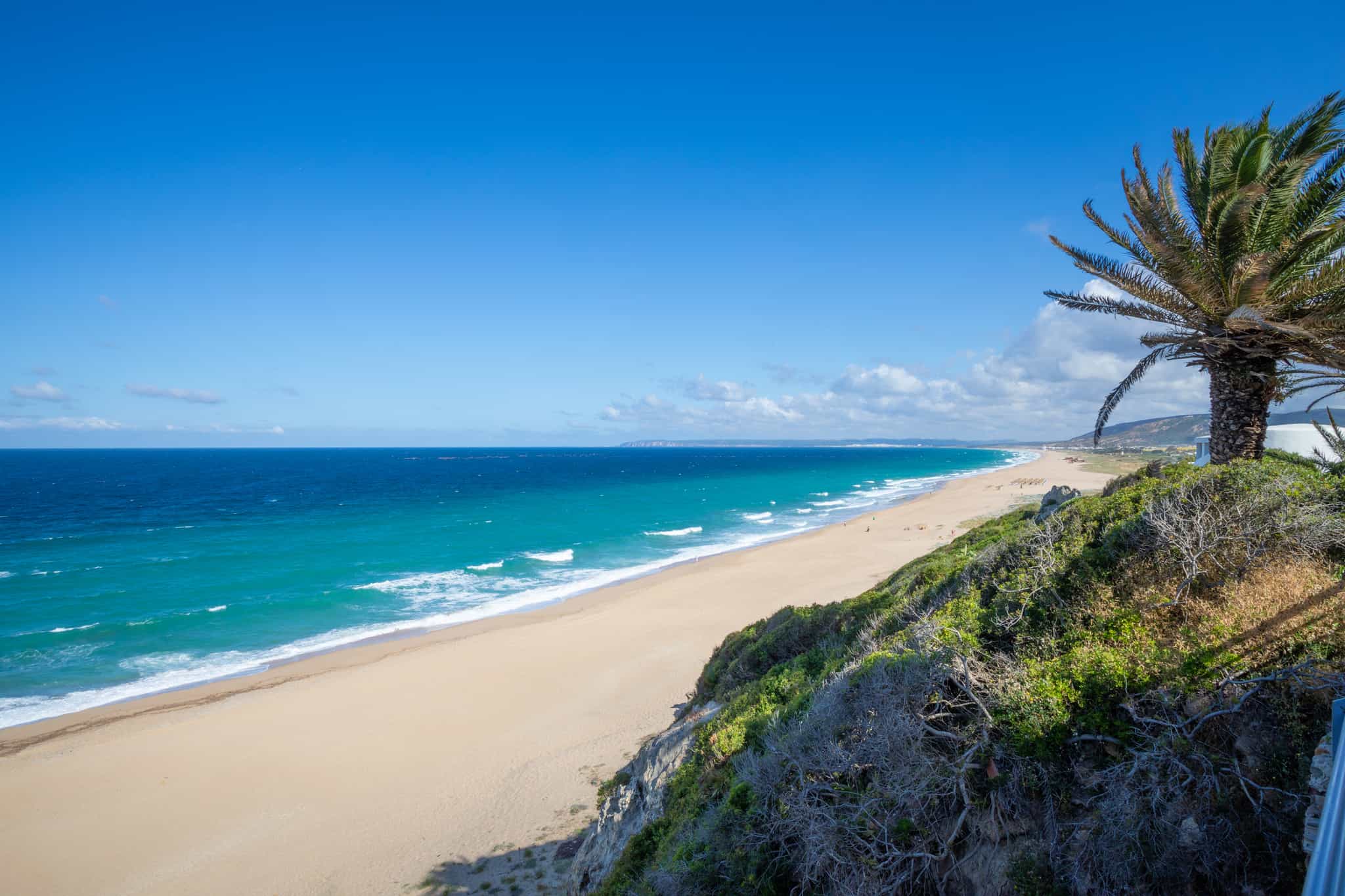 Atlanterra Beach, taken from Cape Plata in Zahara de los Atunes village, Andalucia.