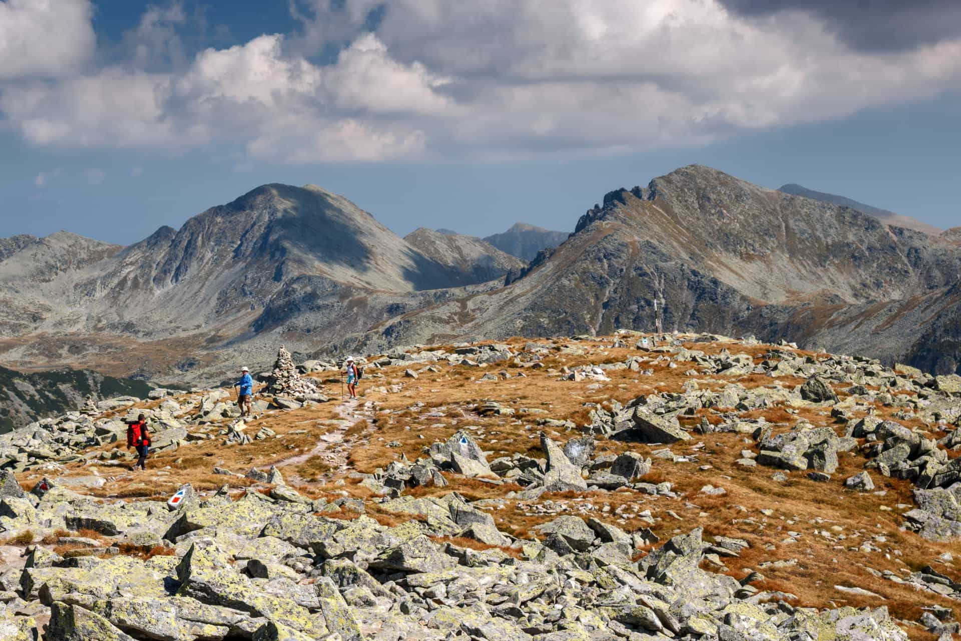 Hikers in the Retezat Mountians, Romania. Photo: host, Apuseni.