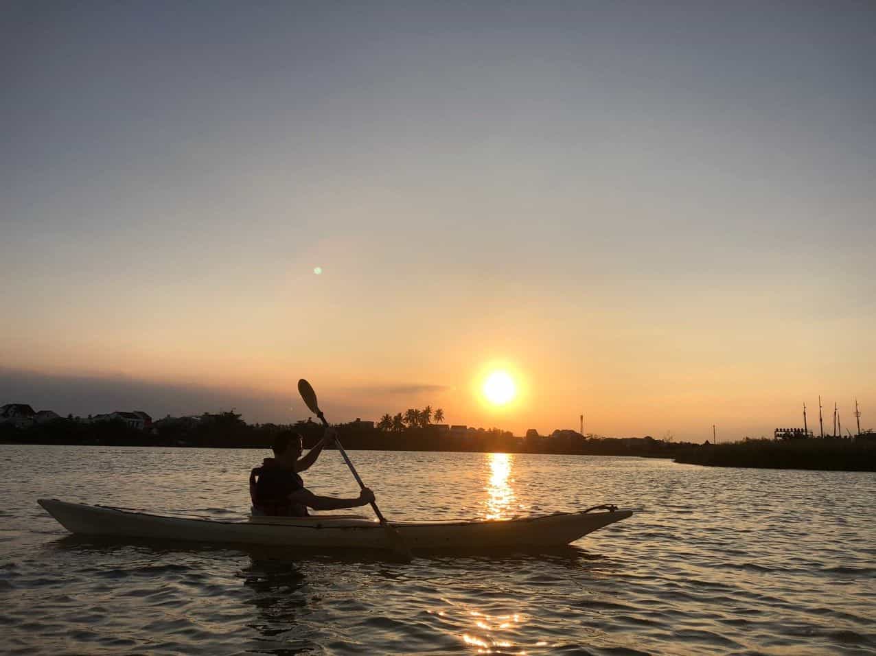 Hoi An, sunset river kayak, Vietnam. Source: Easia (host)