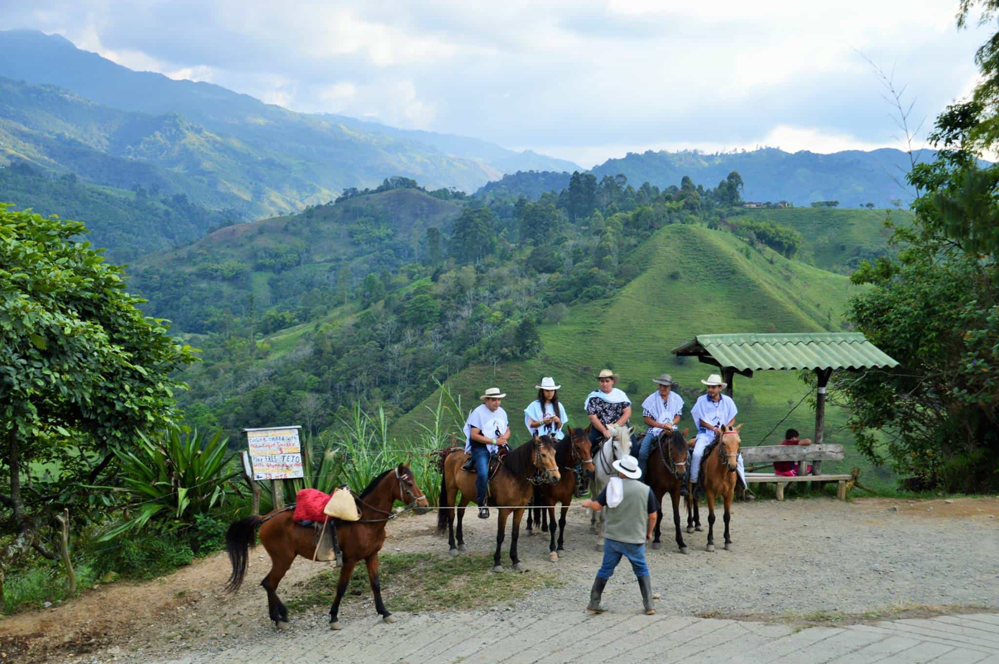 Horse riders in Salento region, Colombia. Photo: Marta Marinelli