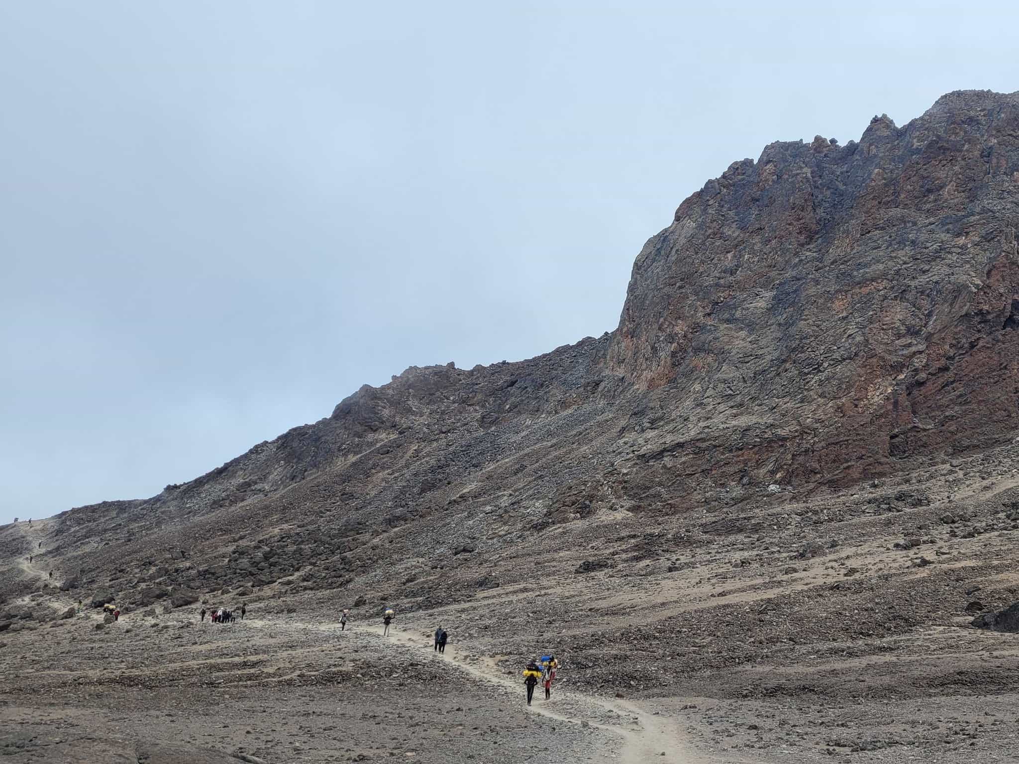 To Barafu Camp on the Machame Route, Tanzania. Photo: Kirsty Holmes/Much Better Adventures