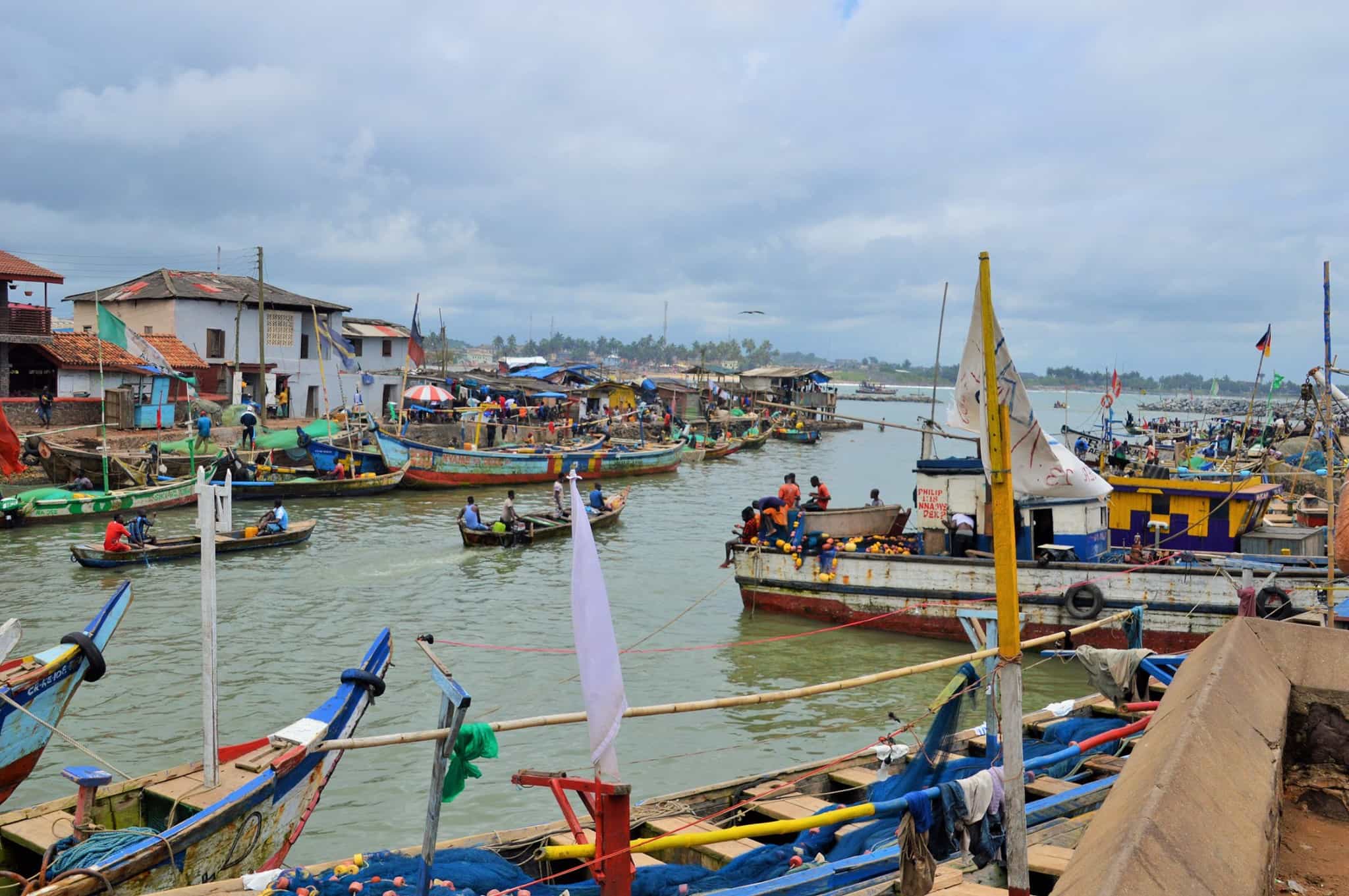 Elmina fishing harbour, Ghana. Photo: Much Better Adventures/Marta Marinelli