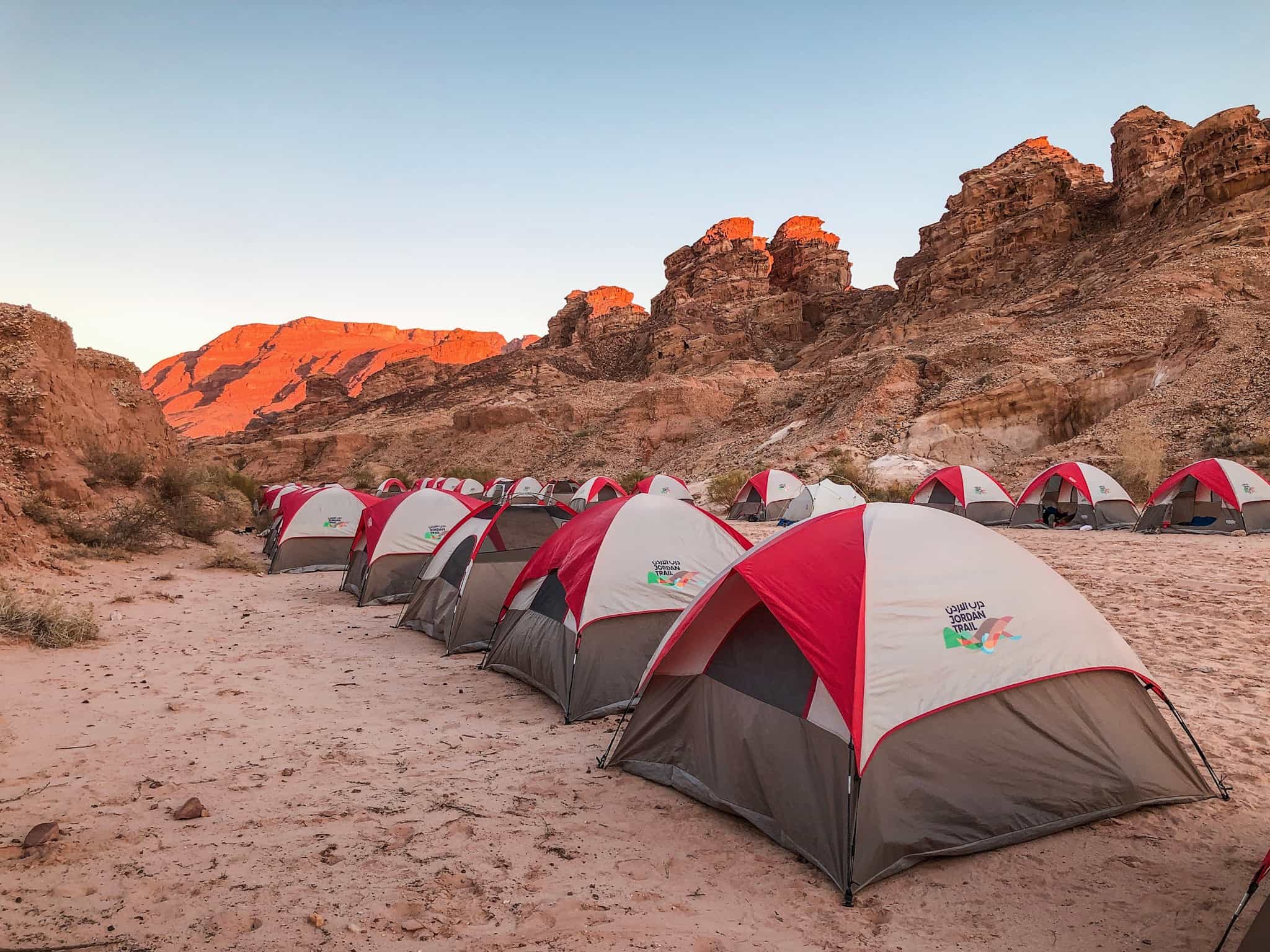 Camping on the Jordan Trail