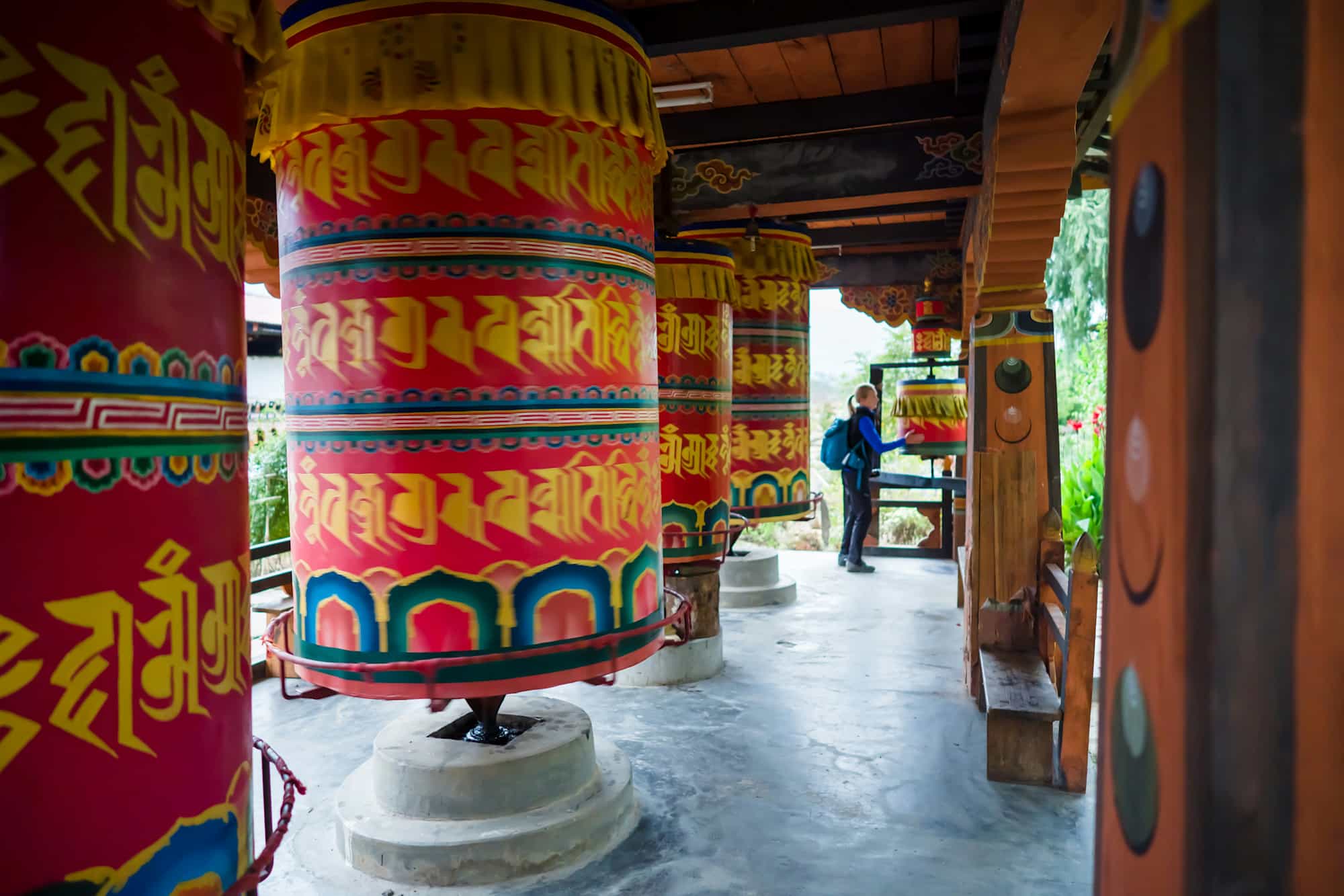 Prayers wheels in Bhutan. Photo / raimond-klavins-_mAEV3MM6sU-unsplash
