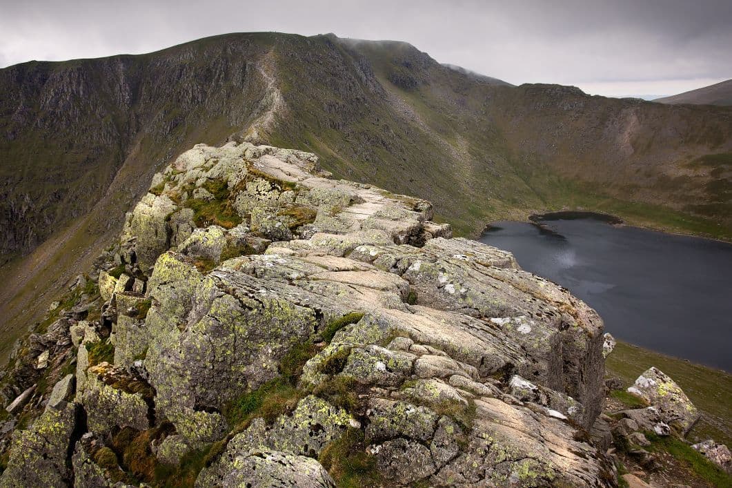 Striding Edge on the Helvellyn Ridge