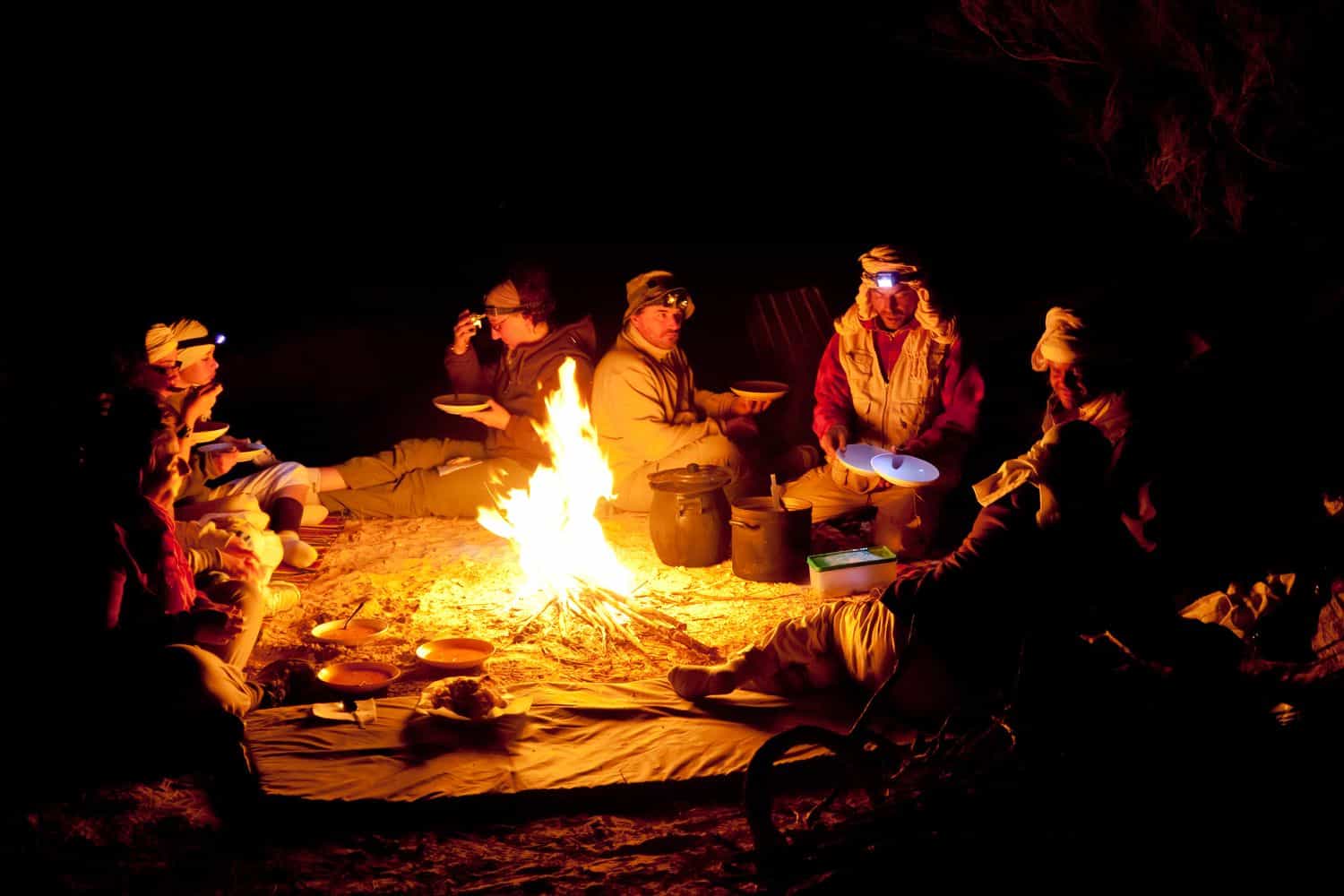 Fire camp in the Sahara, Tunisia Photo: Siroko Travel, Host.