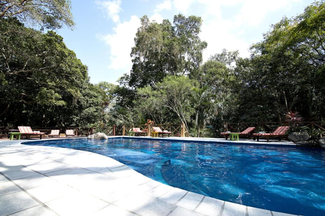 Pool at Jungle Lodge Tikal, Guatemala