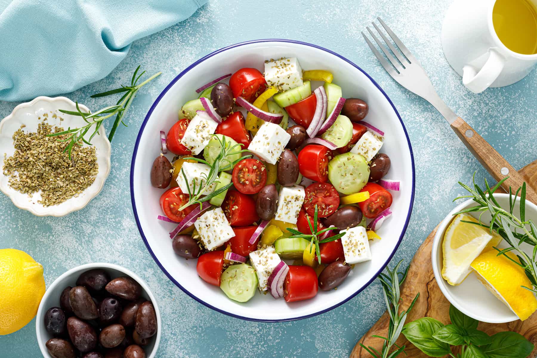 Greek Salad. Photo: GettyImages-1493124197