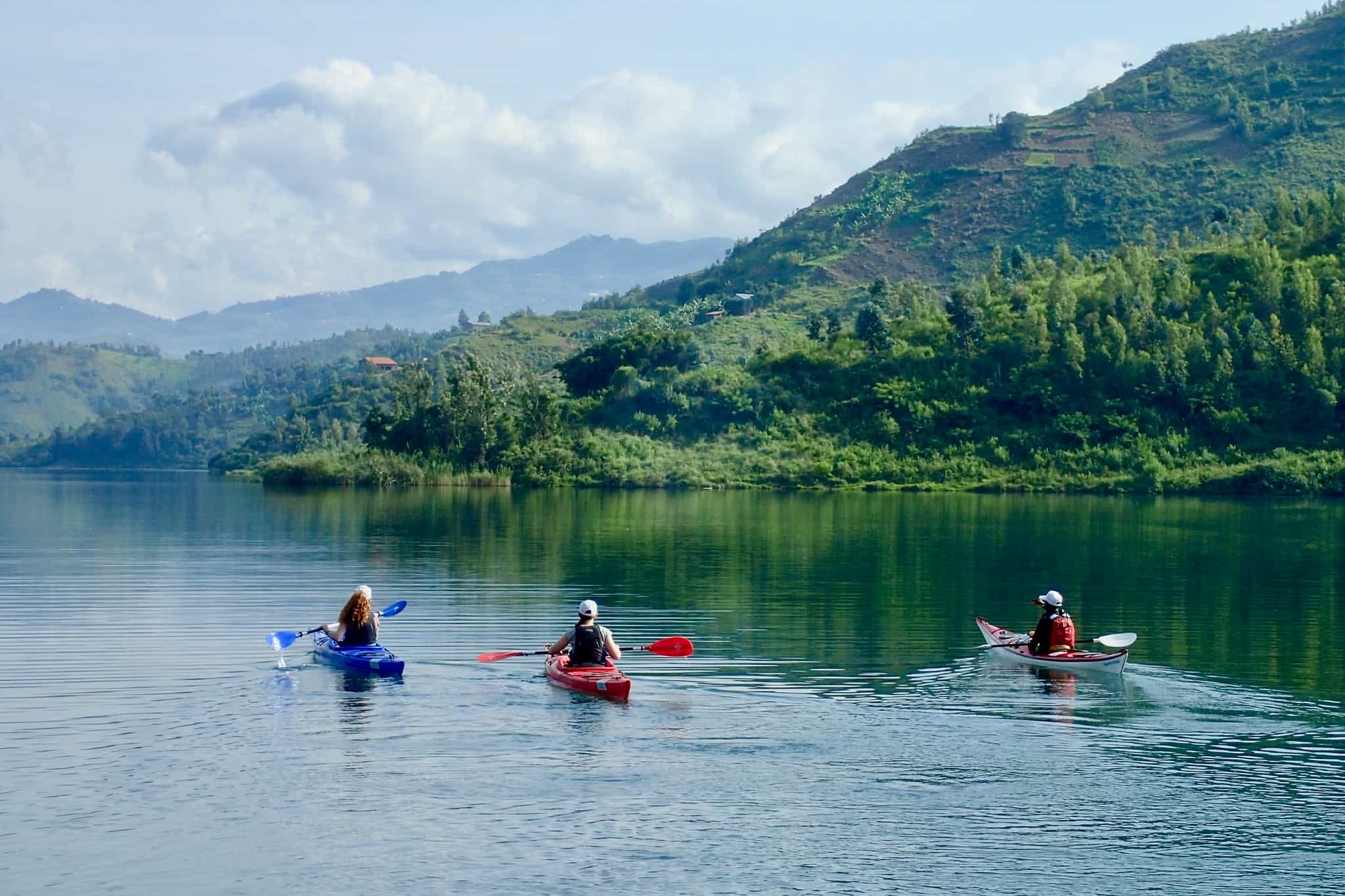 Kayaking on Lake Kivu, Rwanda