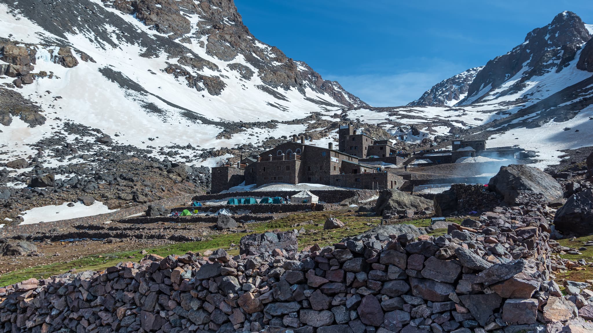 The Mouflons Mountain Refuge in the Atlas Mountains, Morocco.