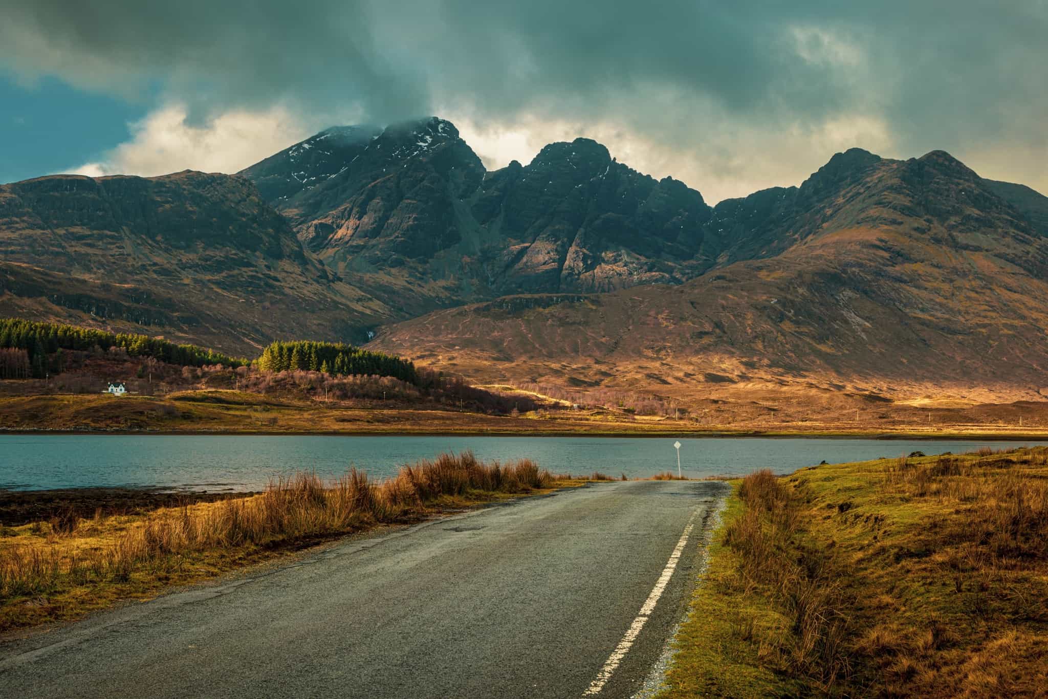 Elgol road, Isle of Skye, Scotland