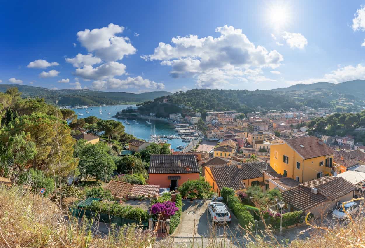 Porto Azzurro, Elba. Photo: shutterstock 2247994255