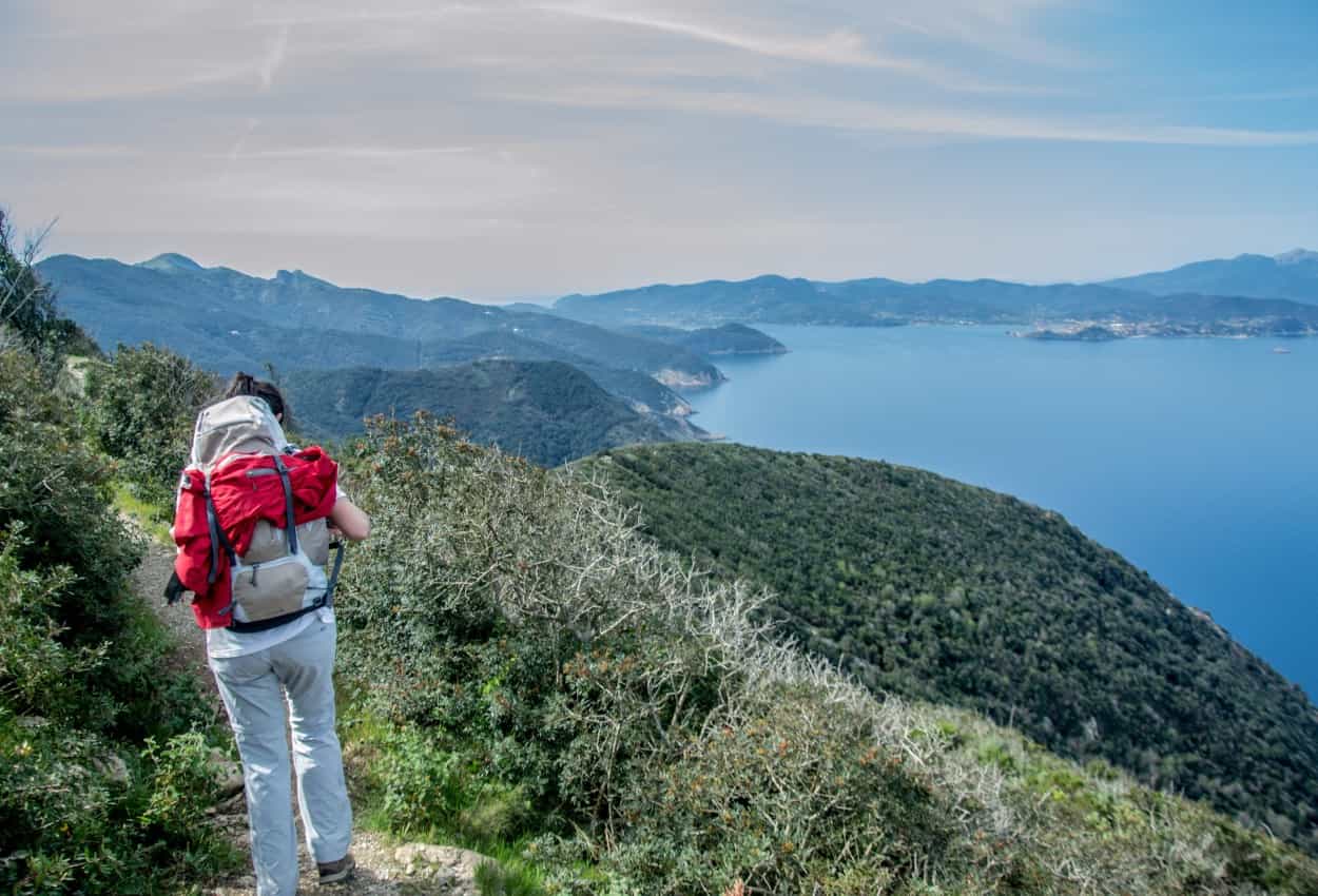 Hiking on Elba. Photo: Shutterstock 2300614433