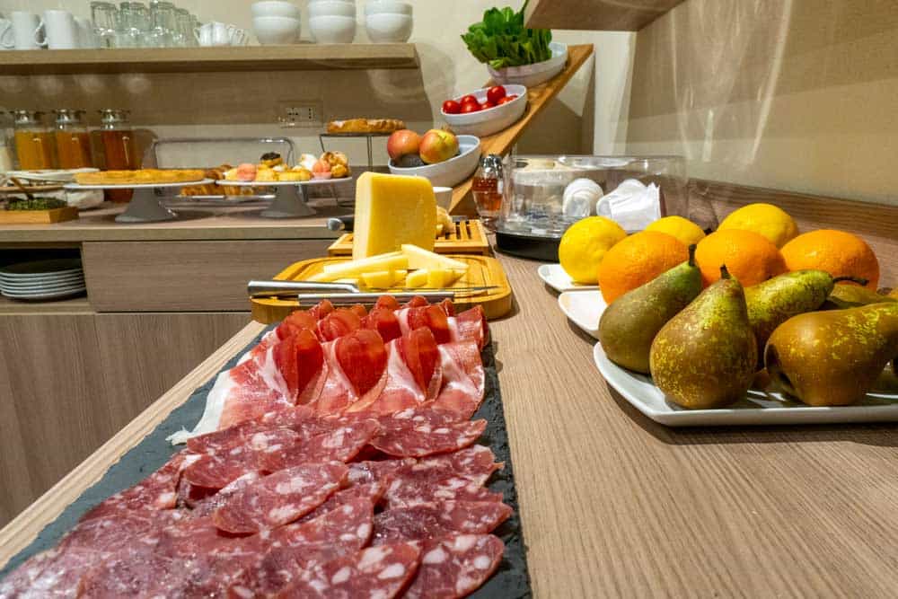 Breakfast at Rifugio Goloritze