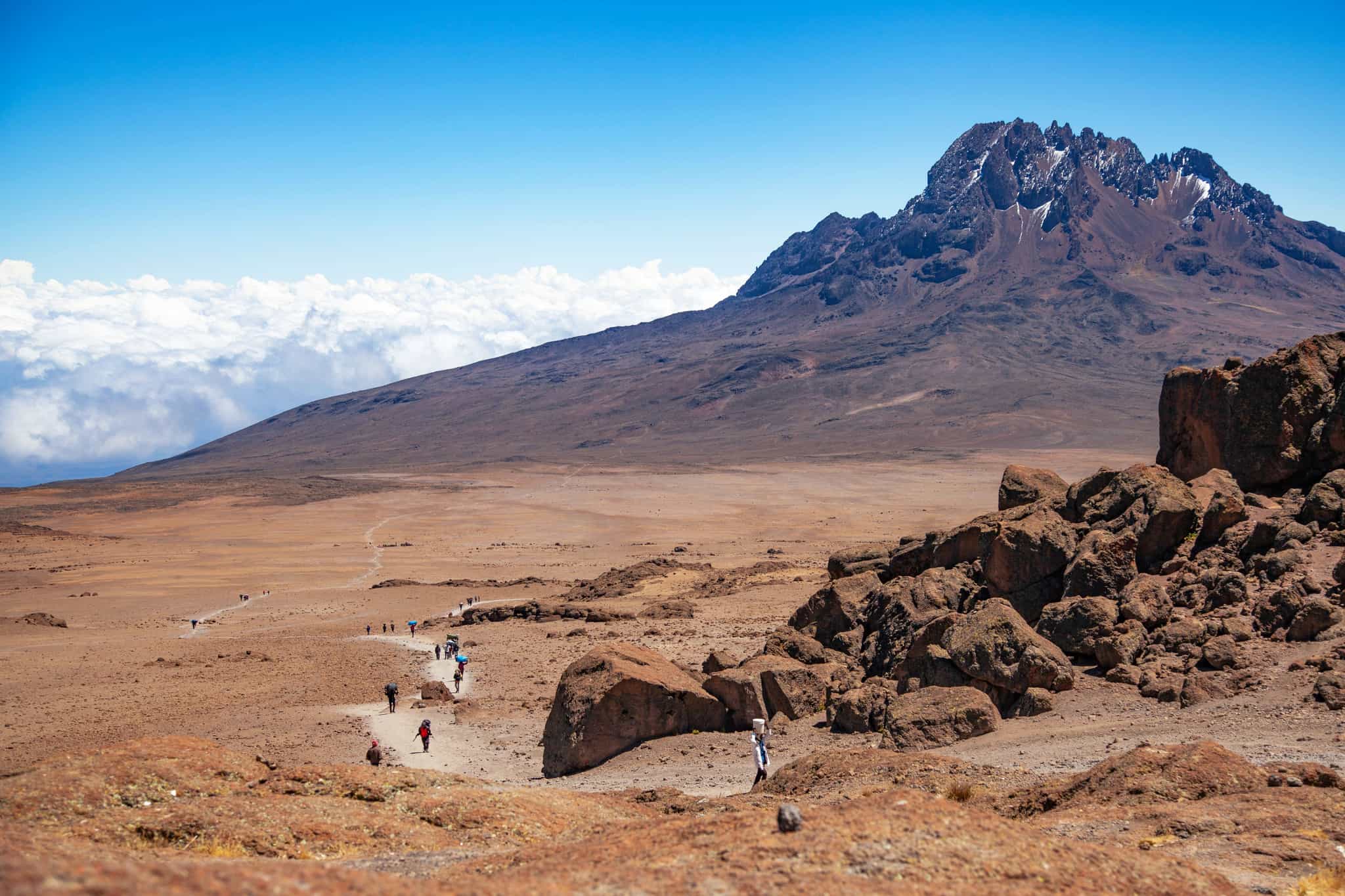 Mawenzi Peak, Rongai Route, Kilimanjaro, Tanzania. Photo: GettyImages-1468102012