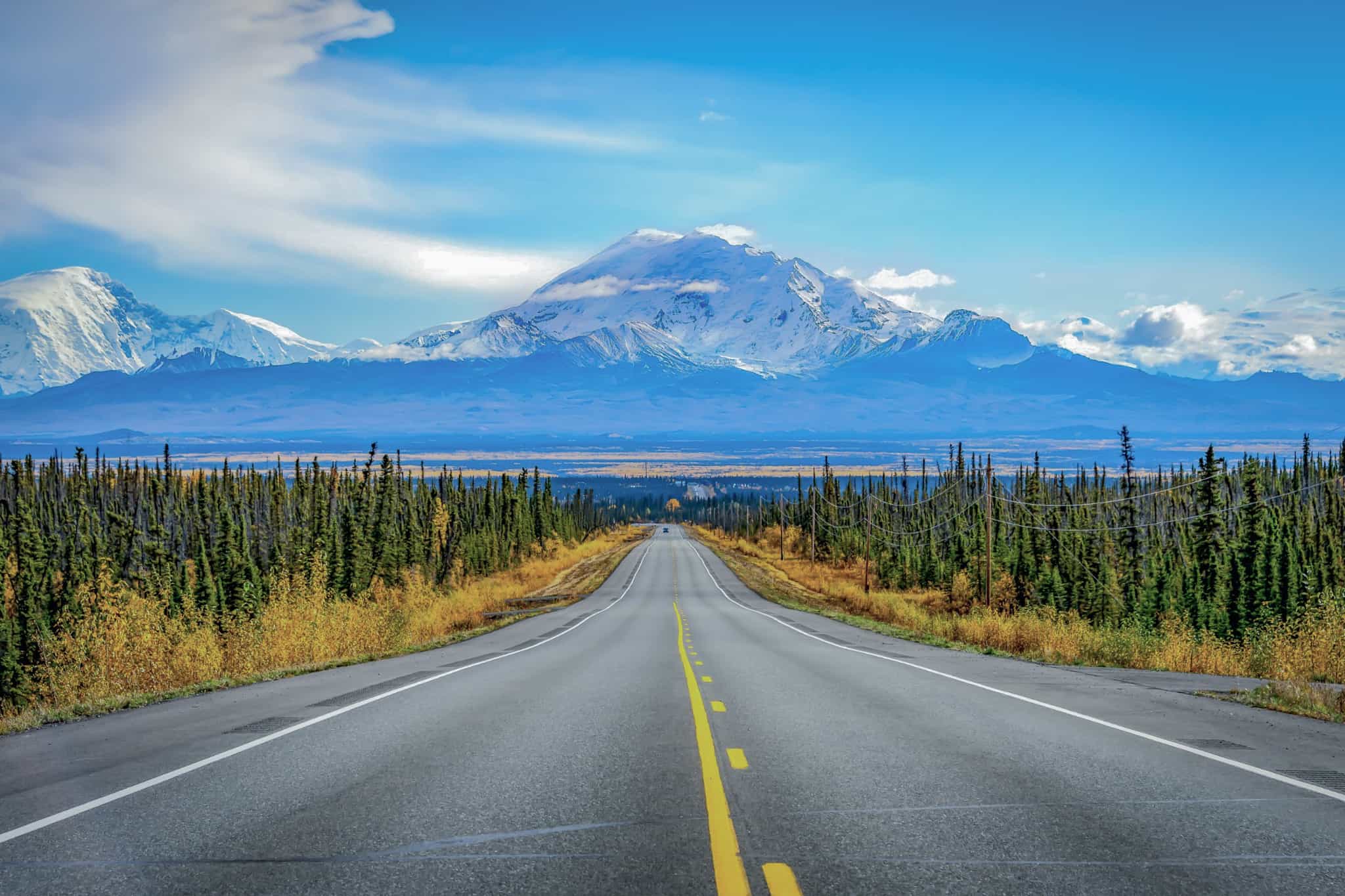 Alaskan highway, USA