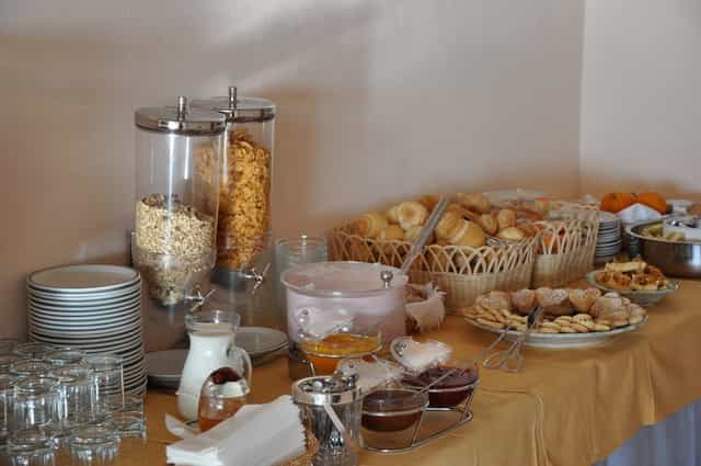 Breakfast at Hotel L'Oasi Cala Gonone