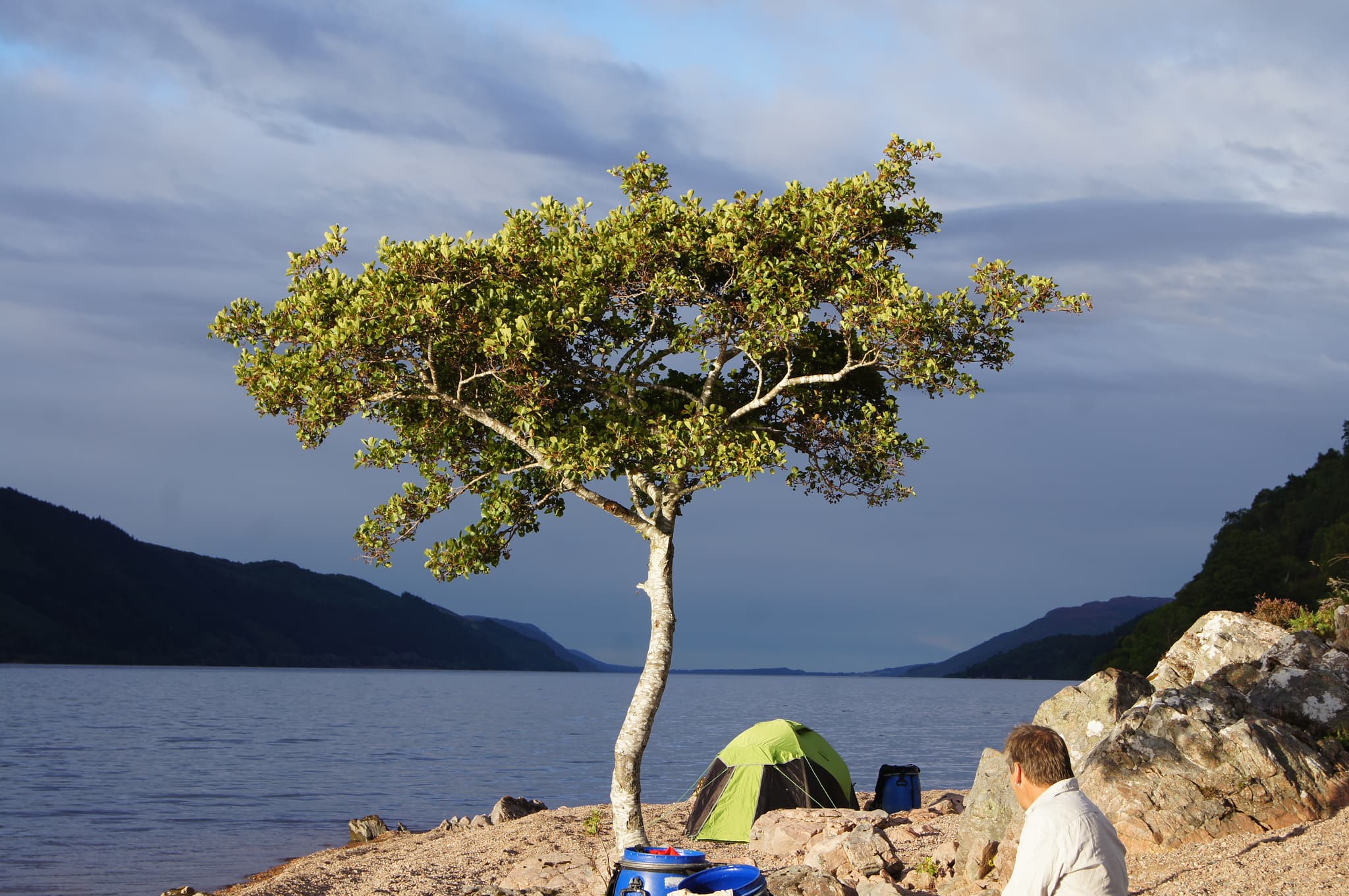 Wild camp, Scotland