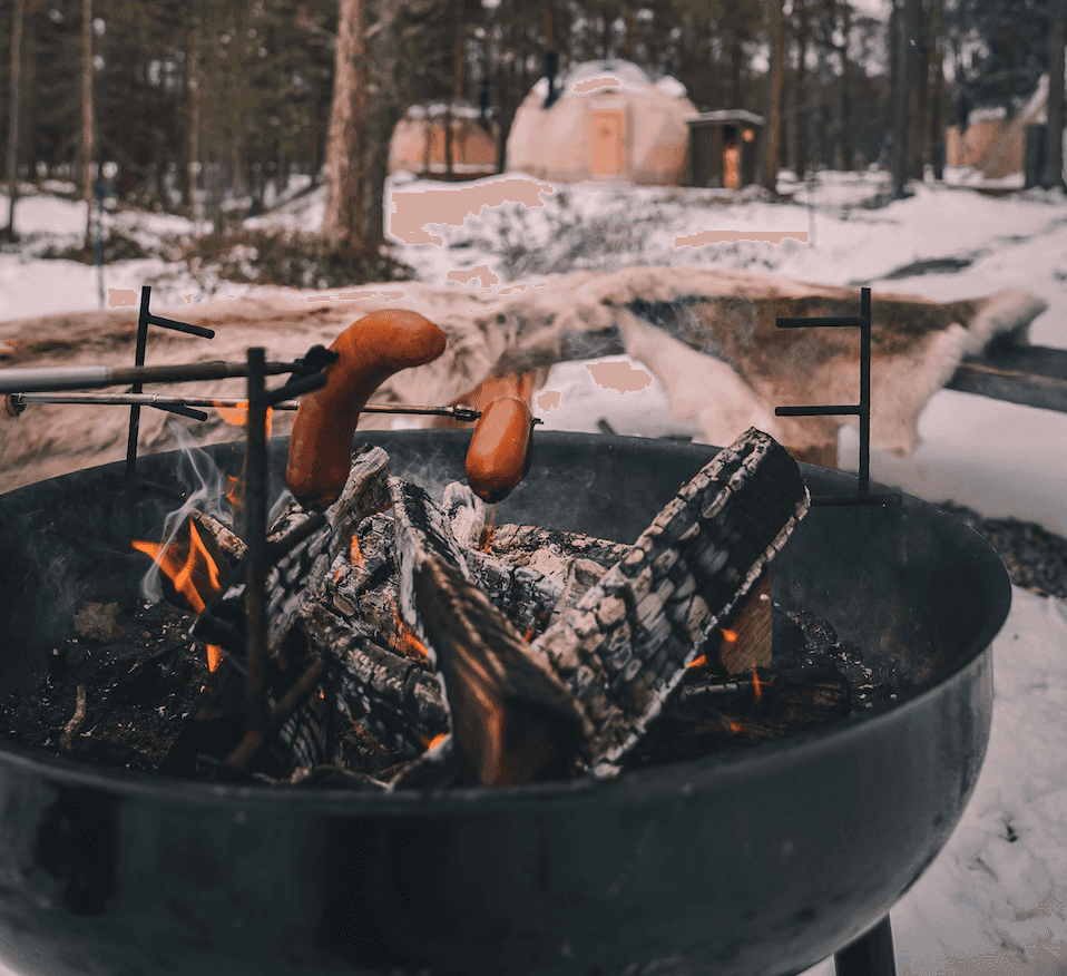 BBQ at Aurora Canvas Domes Photo: Host/GLOD Explorer