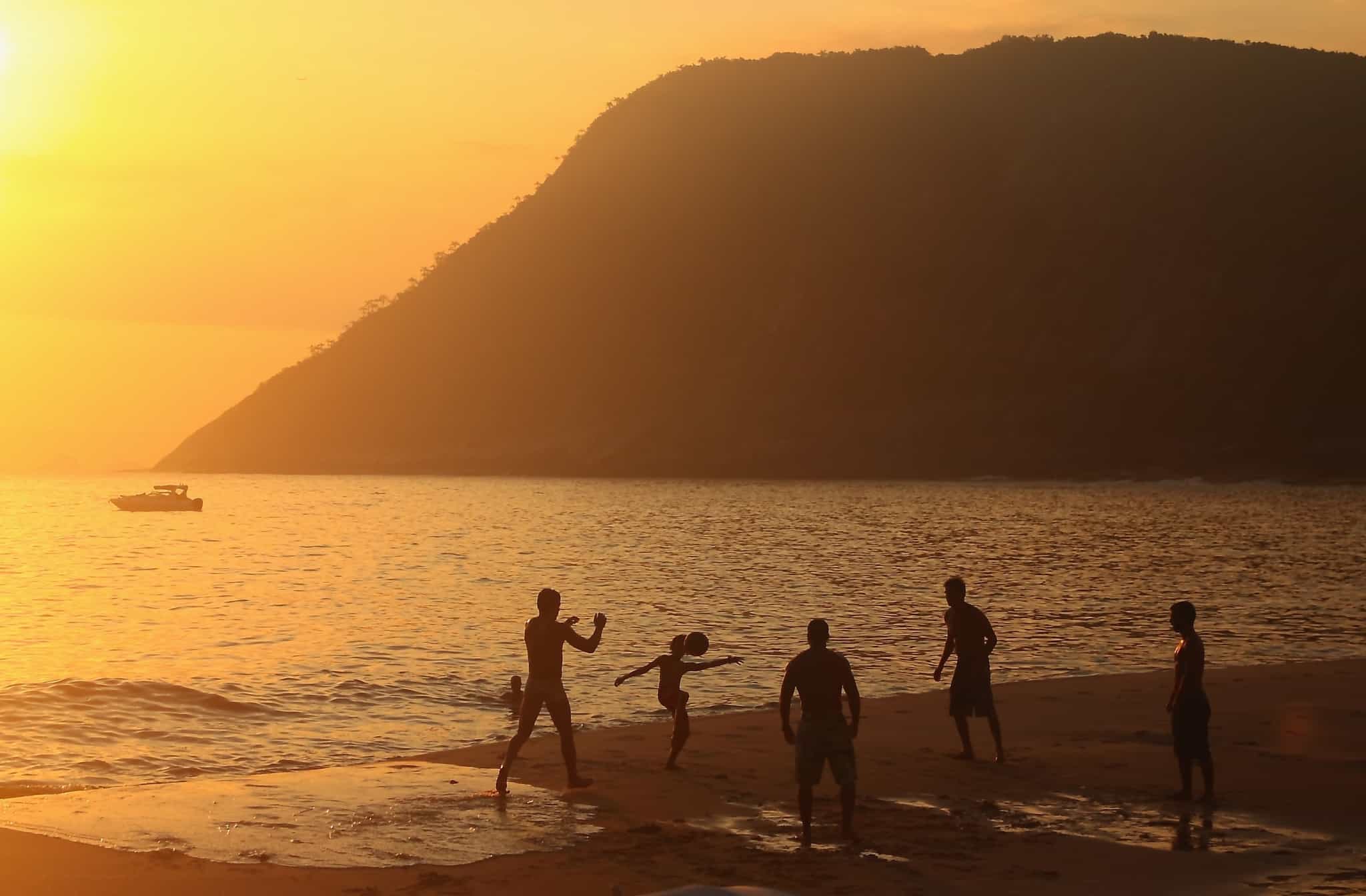Rio beach sunset. Photo: Shutterstock-2487031653