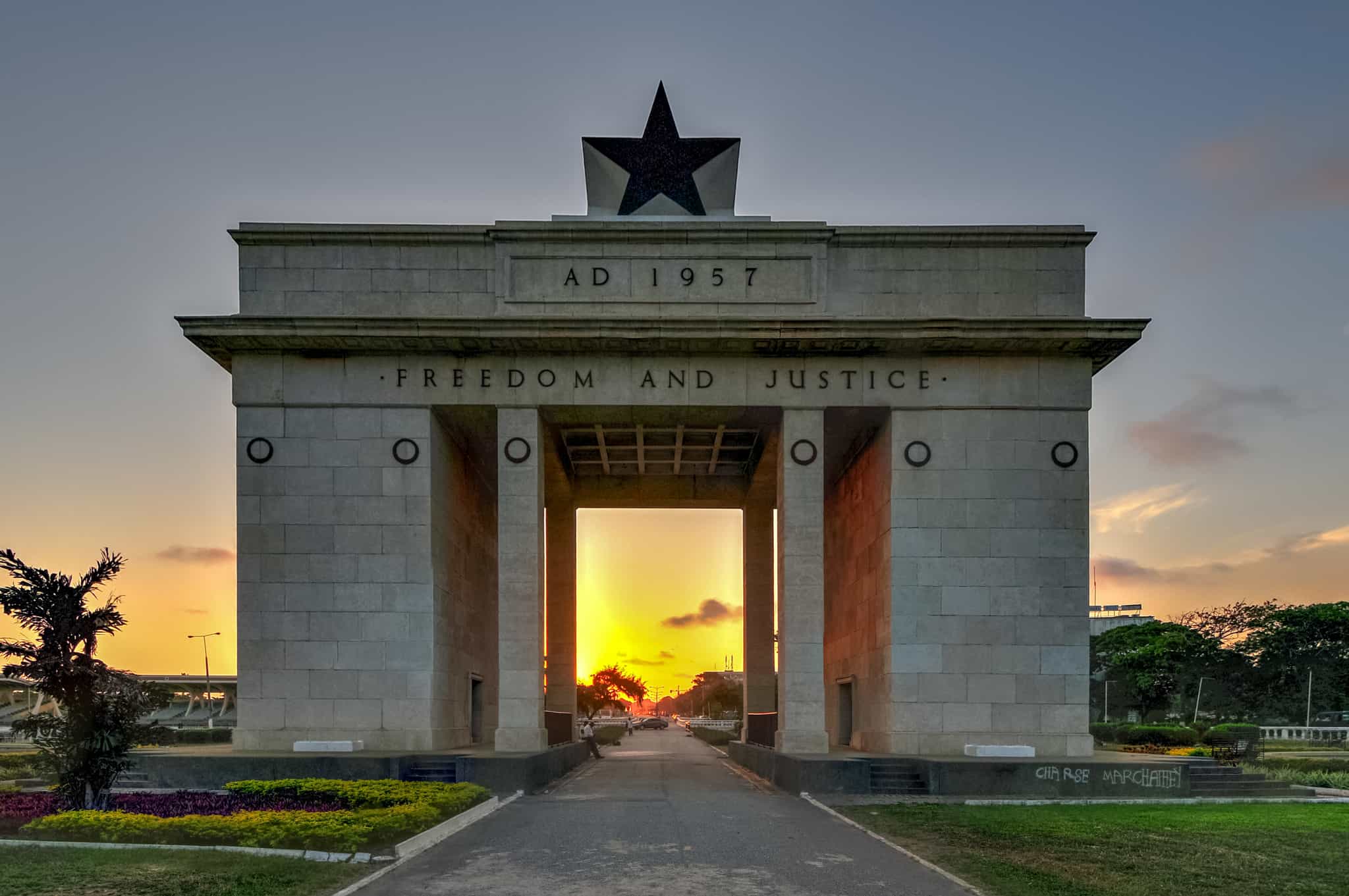Independence Arch. Photo: GettyImages-1137547114