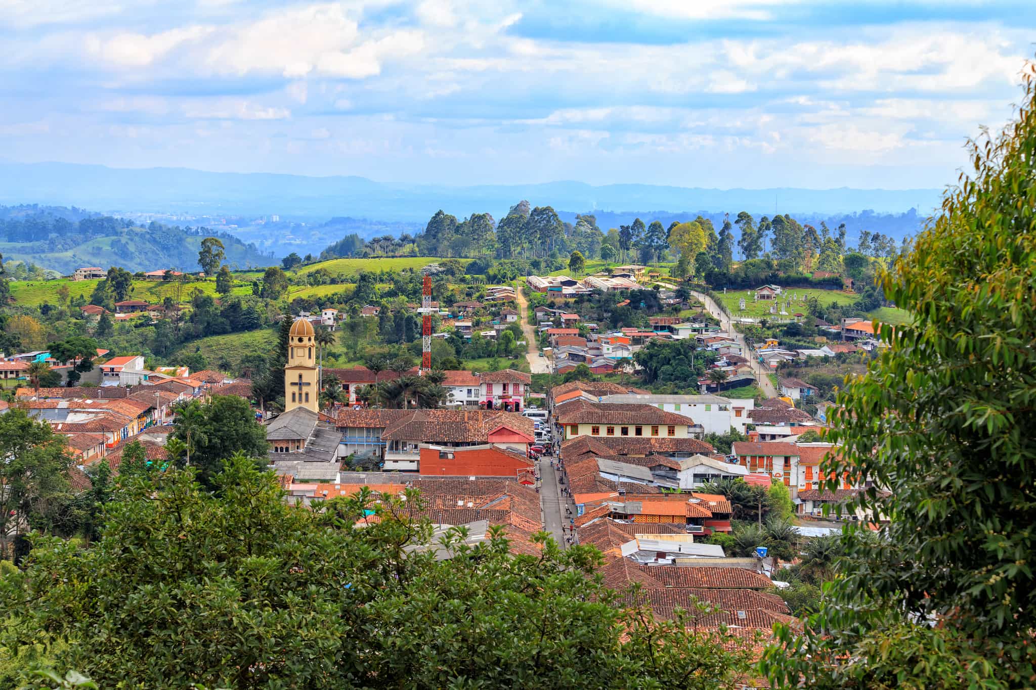 Colonial town of Salento, Colombia