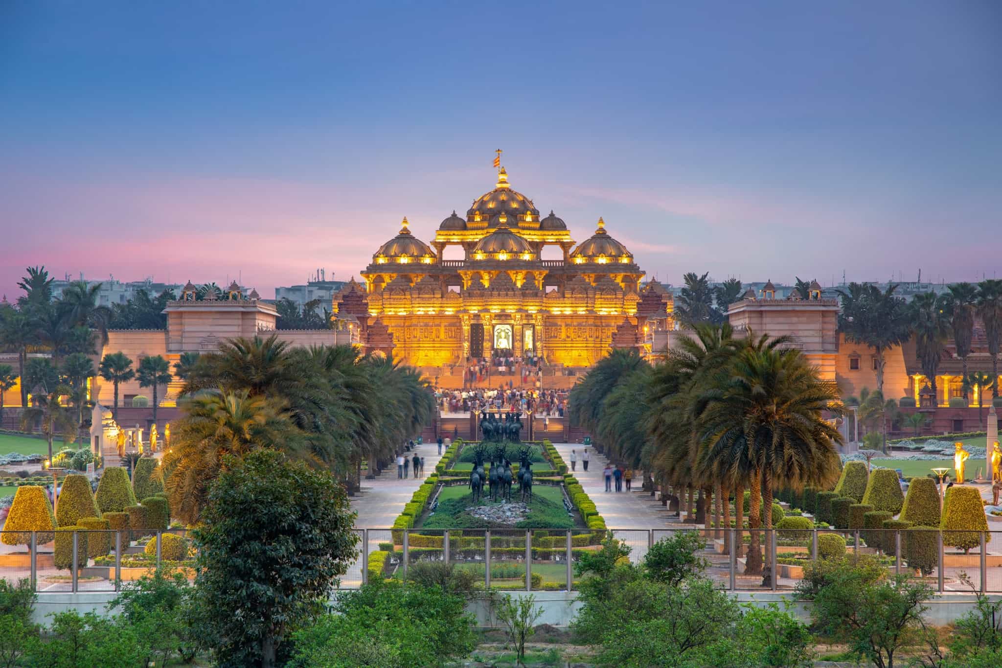 Swaminarayan Akshardam complex, Delhi, India Photo: GettyImages-978904956