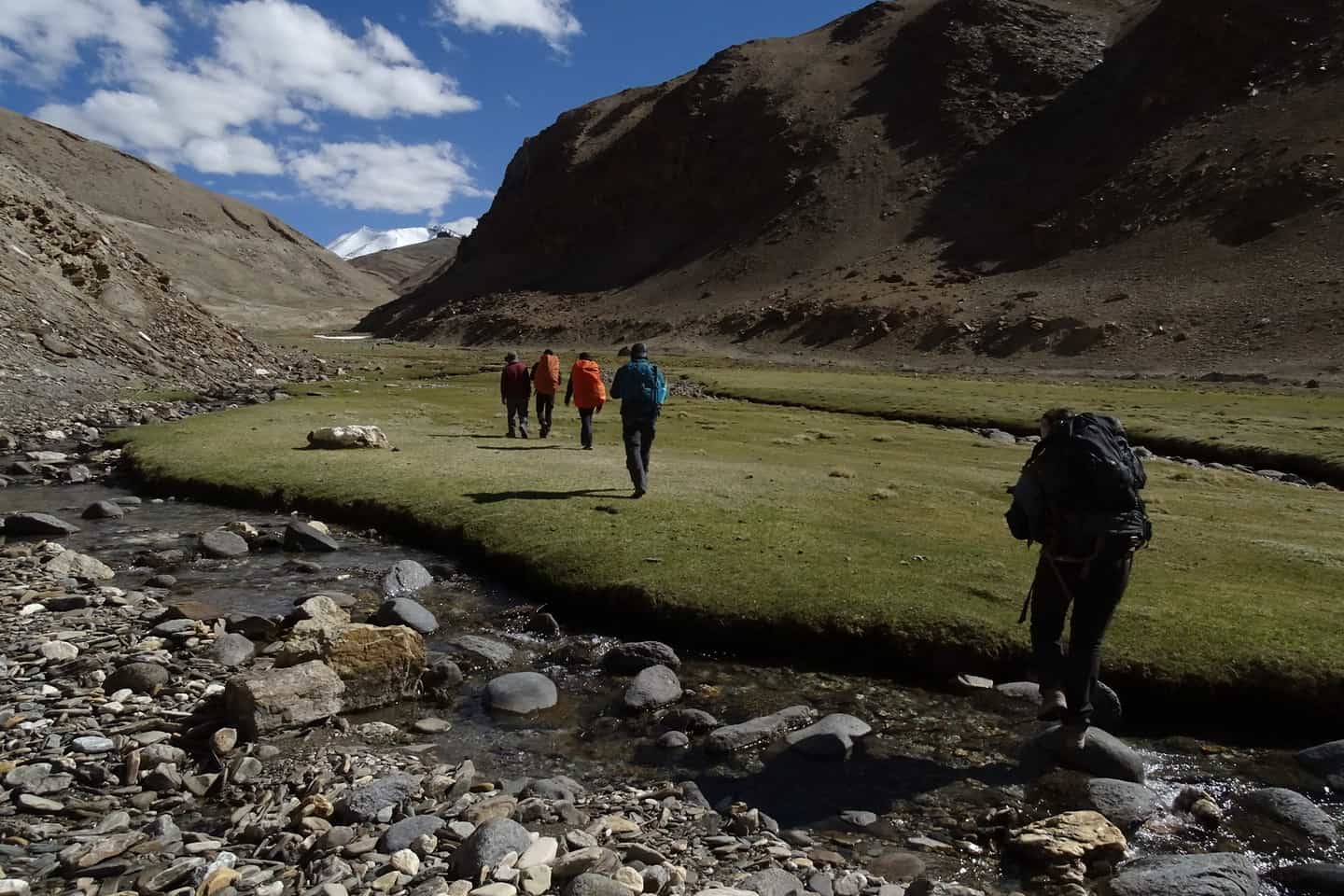 Trekkers in the Lato Valley, Ladakh. Phoot: Host / Majestic Ladakh