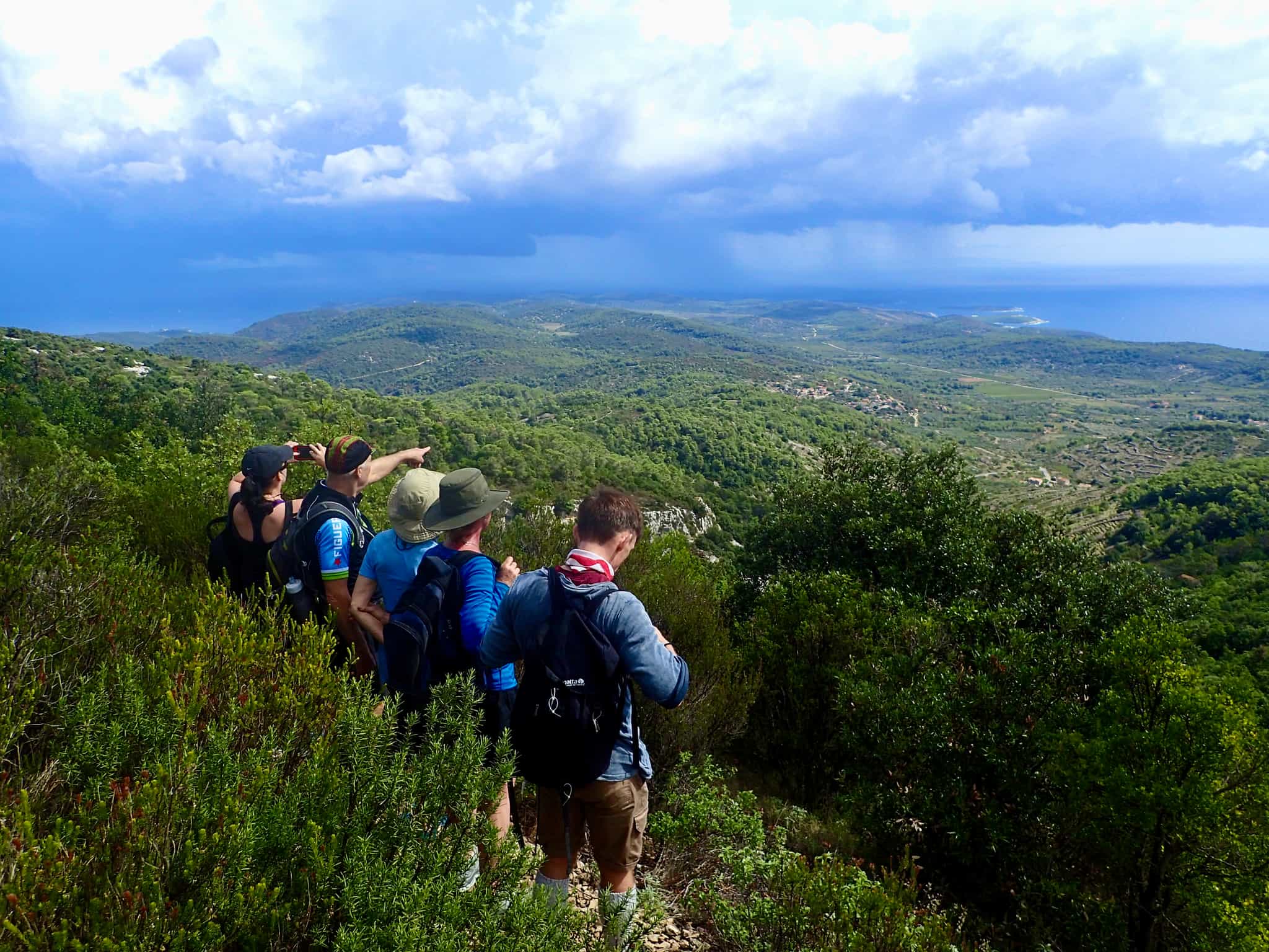 Hiking in Solta, Croatia