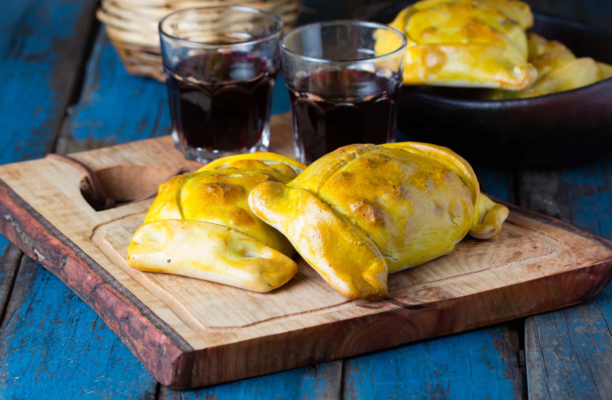 Empanada & wine, Chile