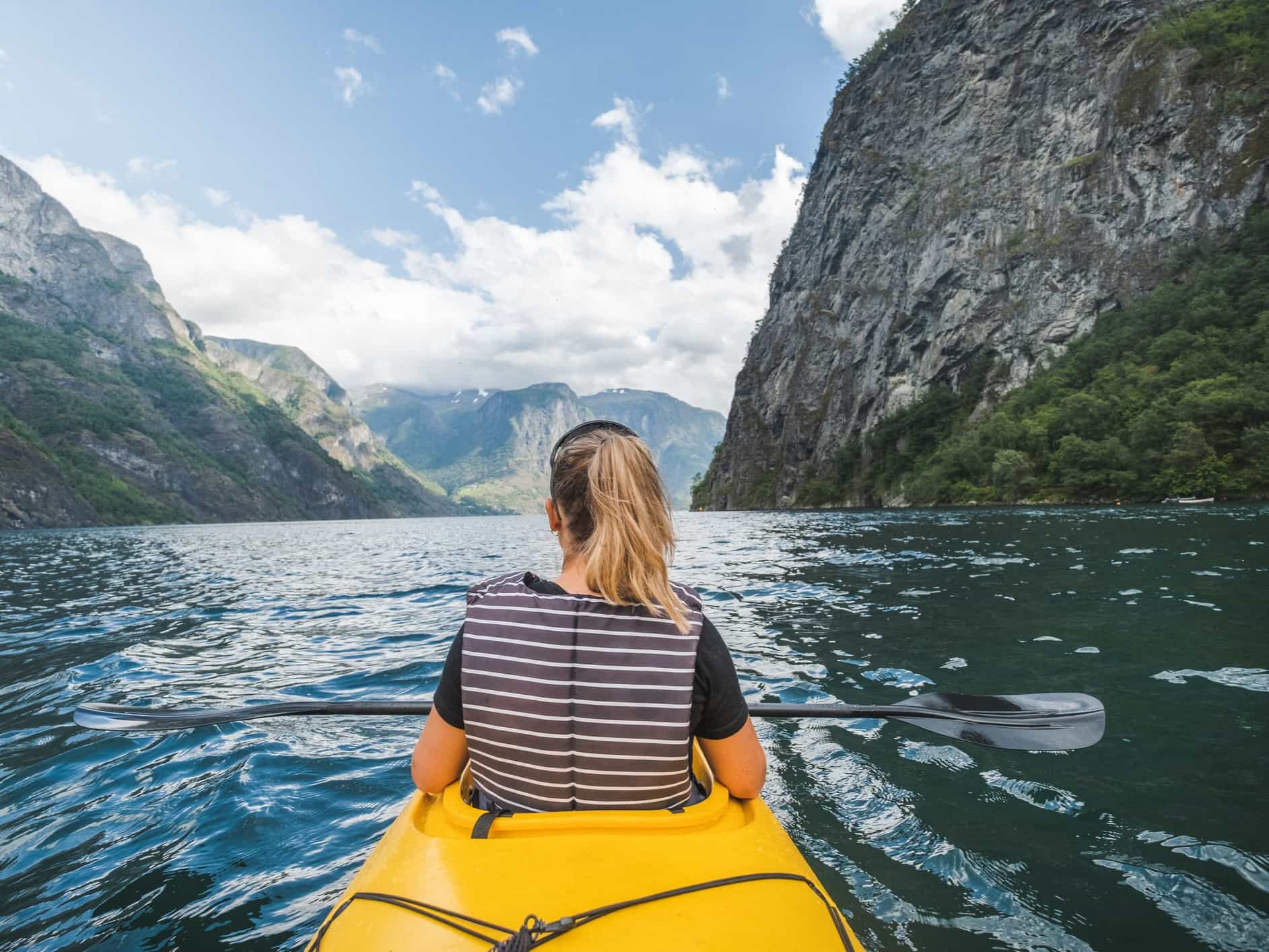 Kayaking, Norway. Photo: Getty 1268470811