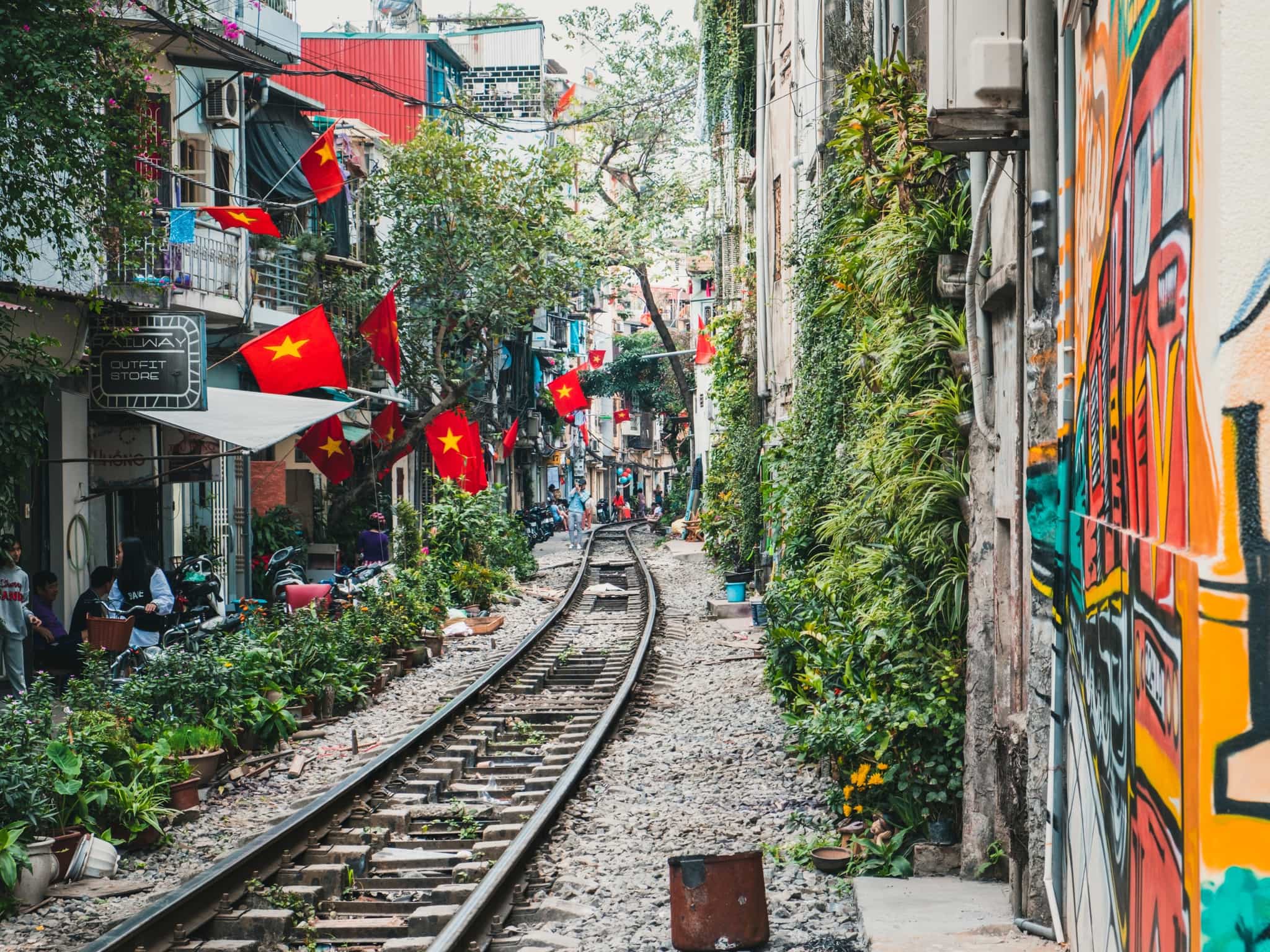 Train lines in Hanoi, Vietnam. Photo: Unsplash/Silver Ringvee