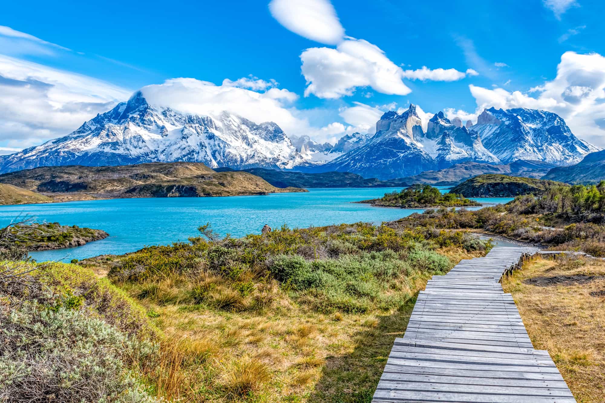 Torres del Paine, Chile. Photo: GettyImages-1878357809